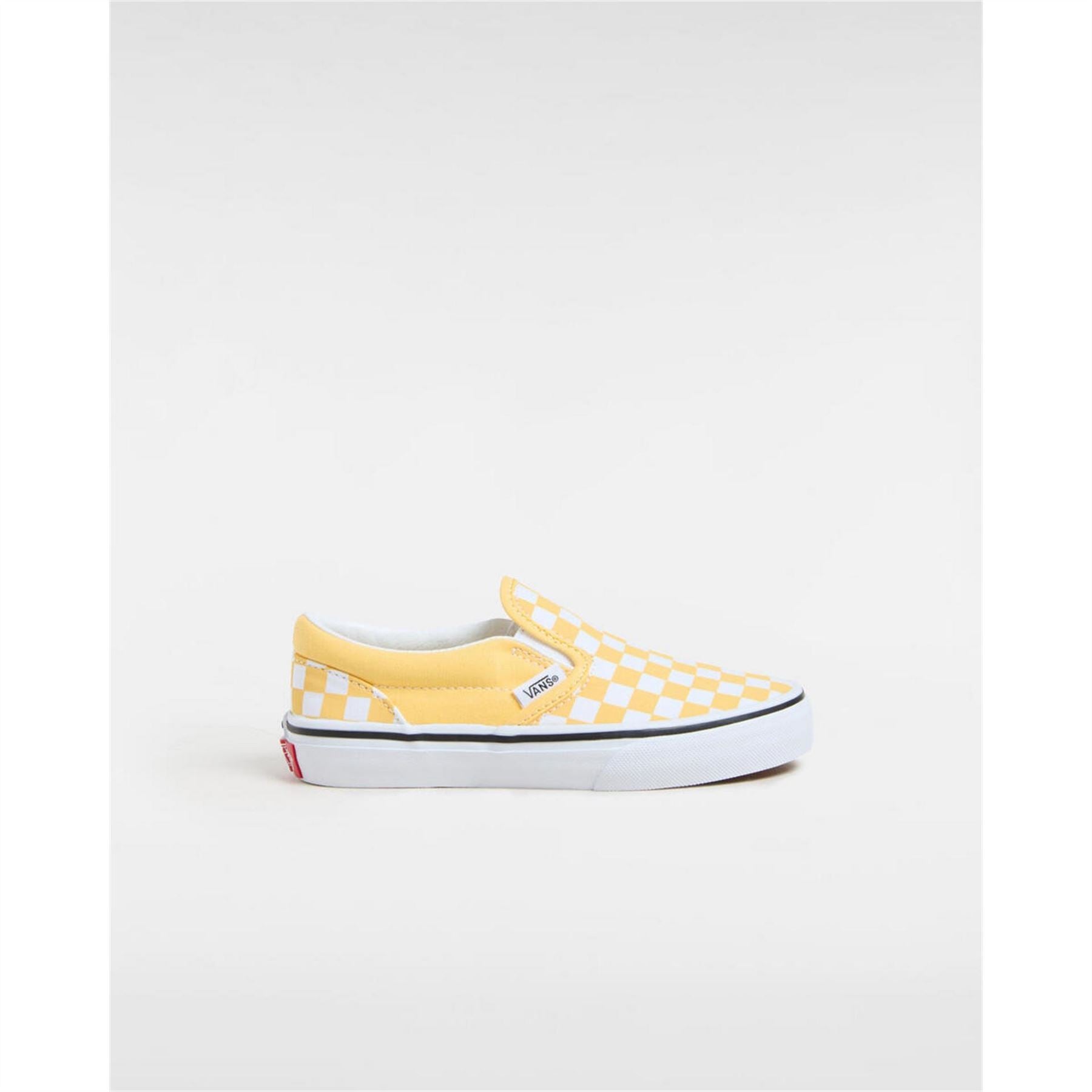 Vans Kids Classic Color Theory Checker Canvasas Slip On Trainers