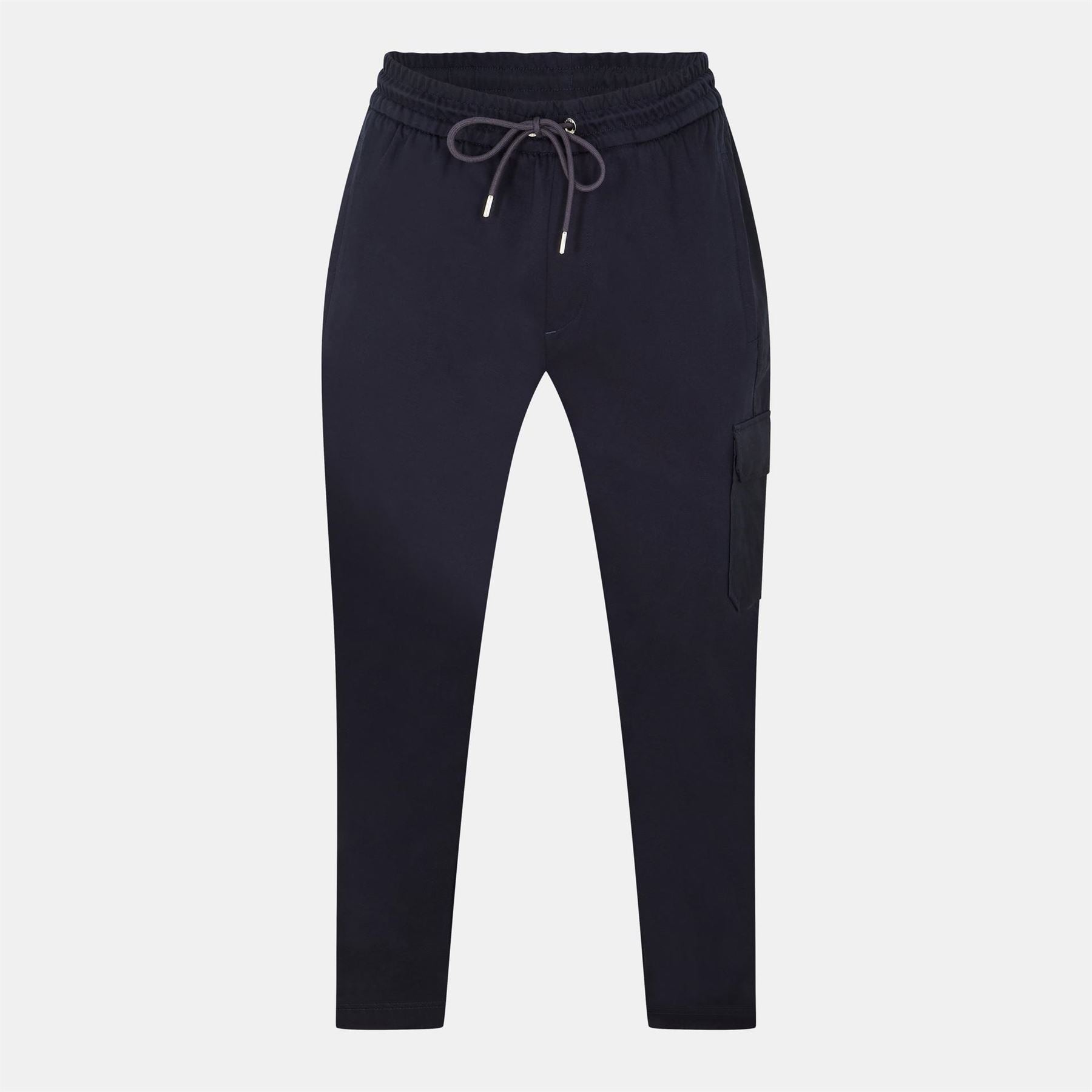 Boss Lamont Cargo Pocket Open Hem Jersey Joggers