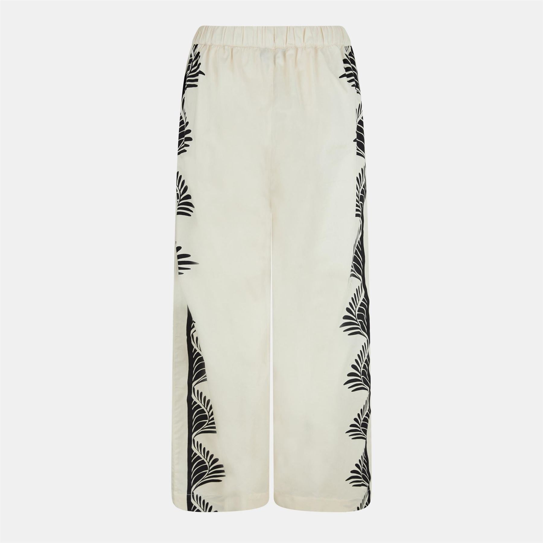 French Connection Floral Patterned Wide Leg Trousers