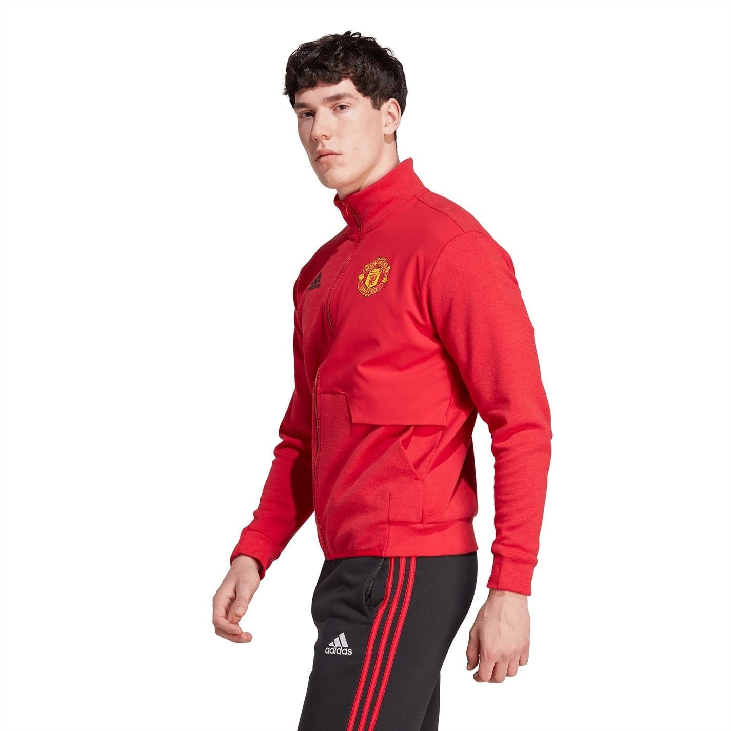 adidas Manchester United Anthem Jacket 2023 2024 Adults