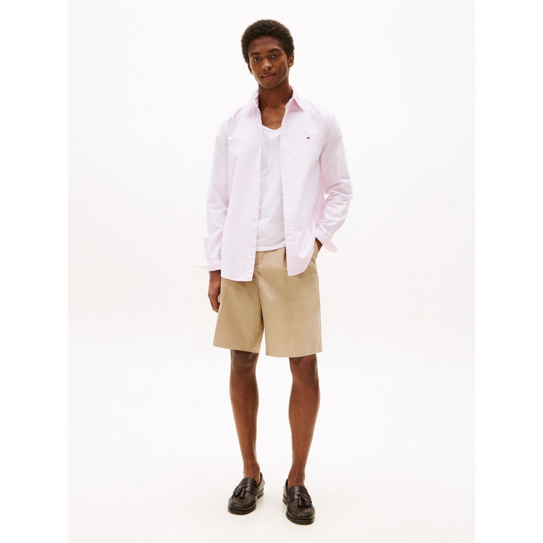 Tommy Hilfiger 1985 Flex Oxford Stripe  Shirt