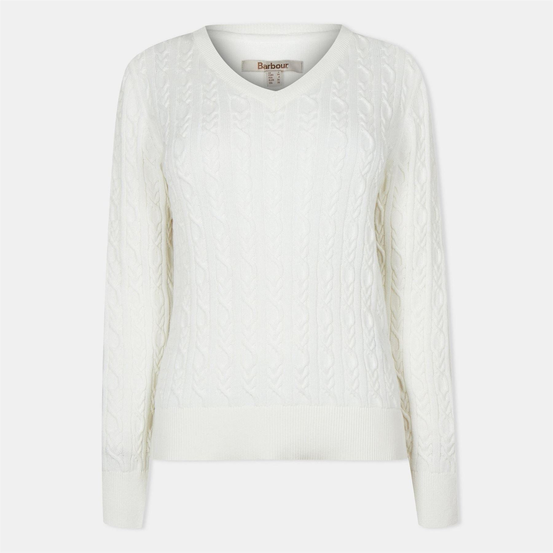 Barbour V Neck Knit