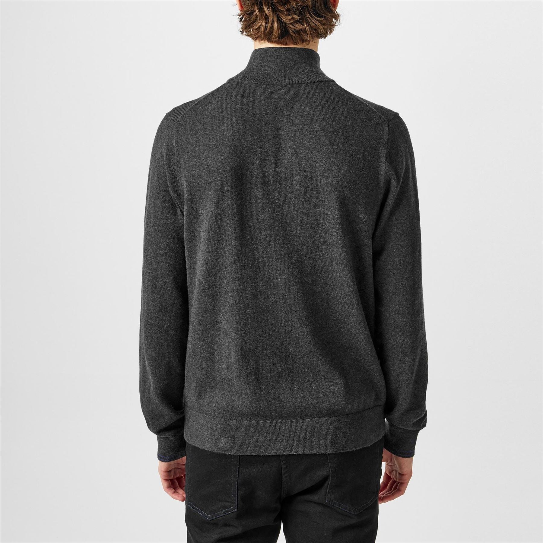 PS Paul Smith Logo Quarter Zip Sweater