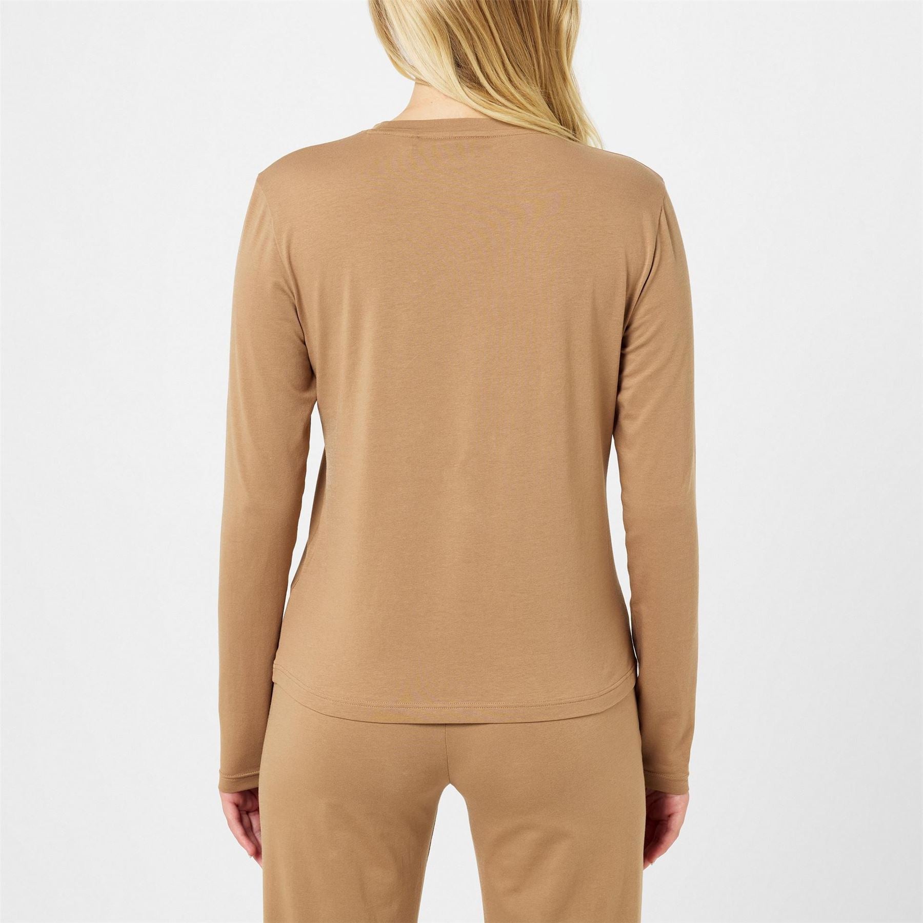 Boss Crew Neck Long Sleeve Relaxed Fit Pyjama Set
