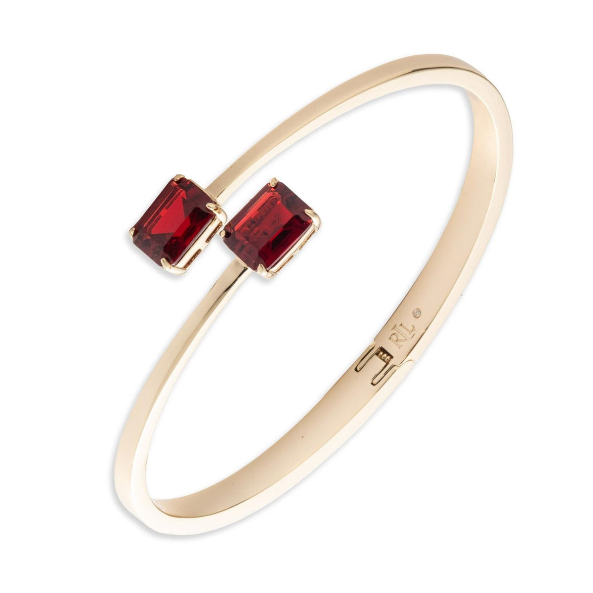 Lauren by Ralph Lauren Ralph Lauren Gold Tone  And  Siam Red Bypass Cuff