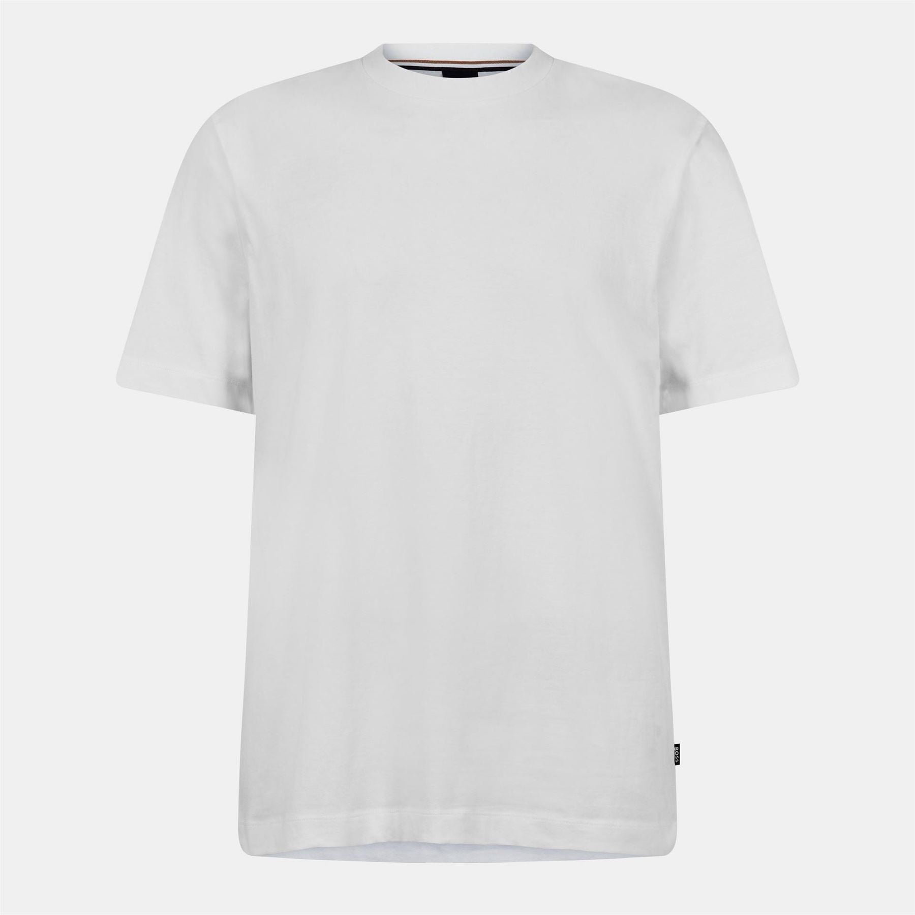 Boss Box Print Crew Neck Regular Fit T-Shirt