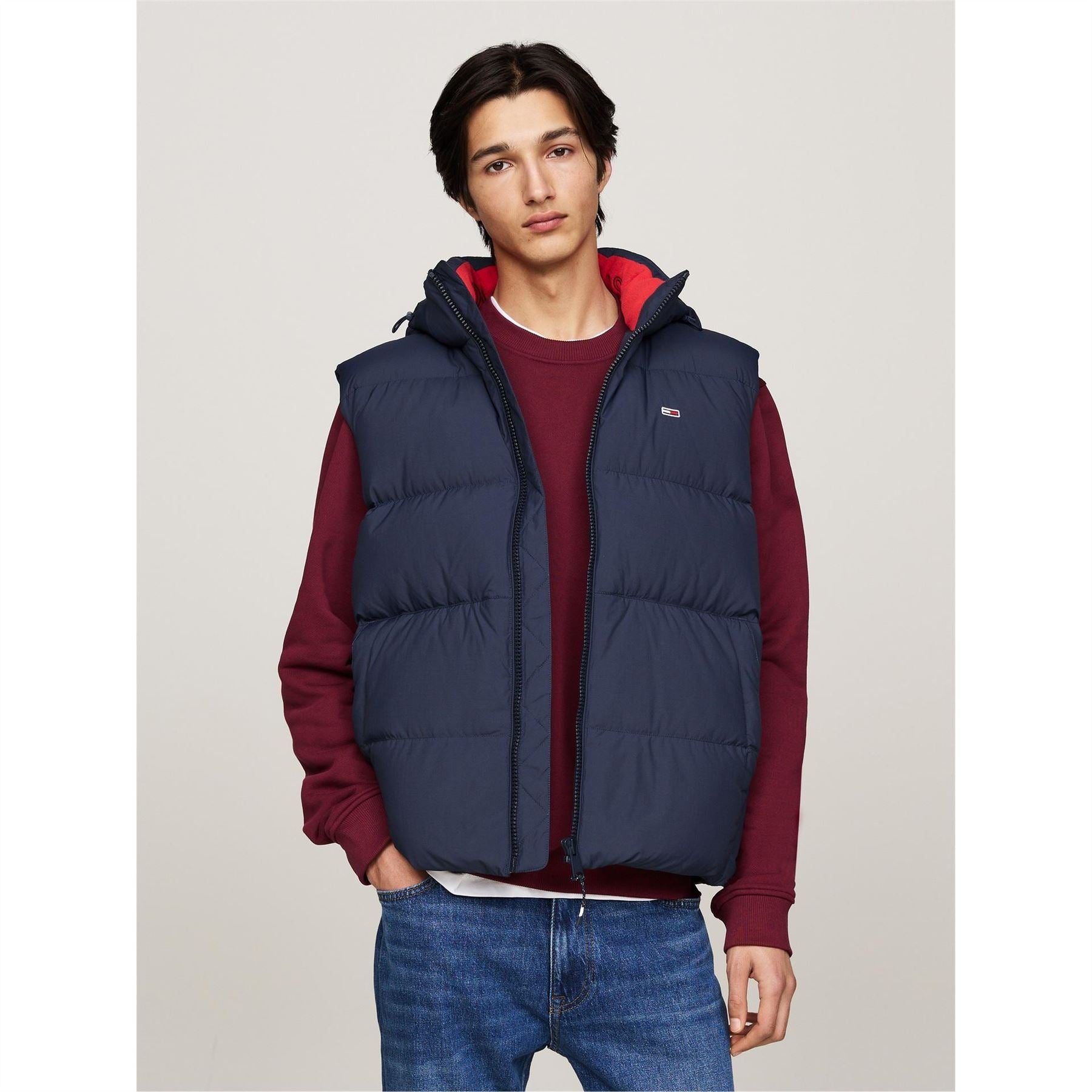 Tommy Jeans Essential Down Hooded Sleeveless Gilet