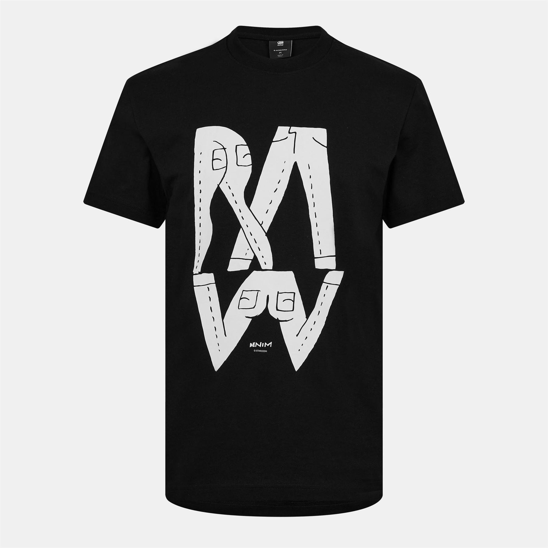 G Star Denim Illustration T-Shirt