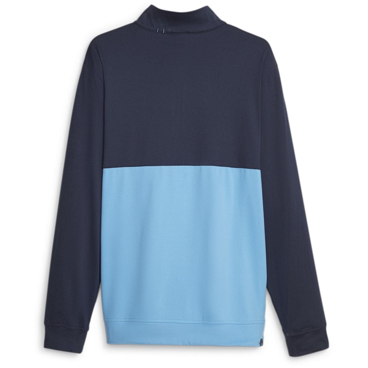 Puma Colourblock Zip Neck Regular Fit Sweatshirt