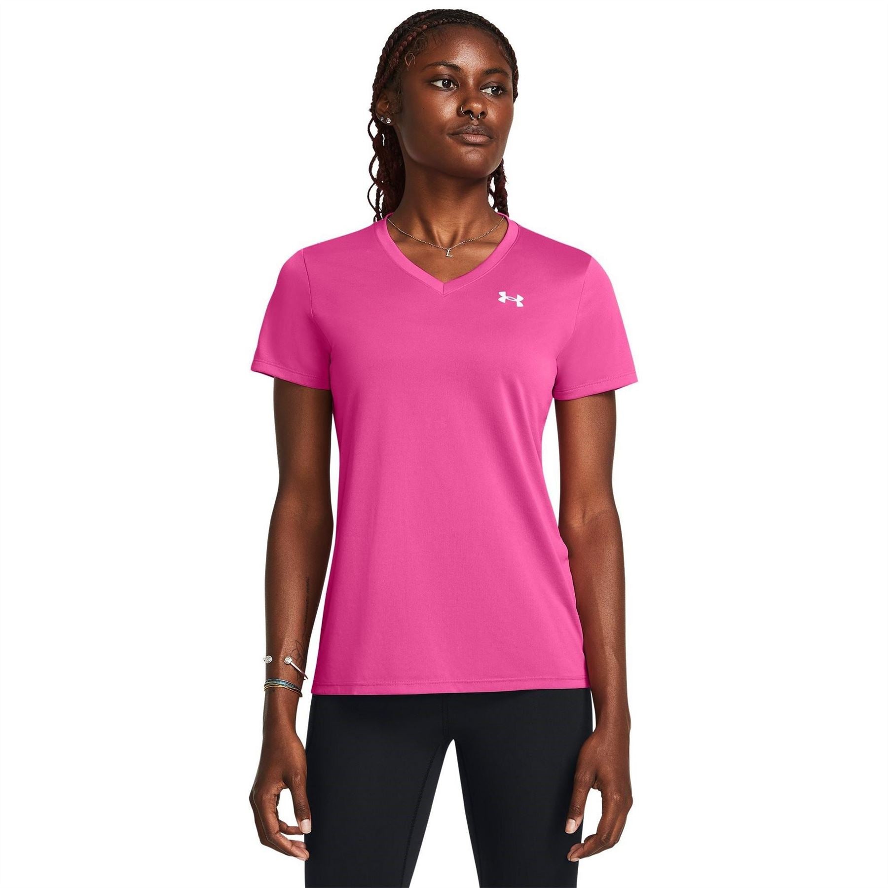 Under Armour Womens Armour Tech™ V Neck Short Sleeve