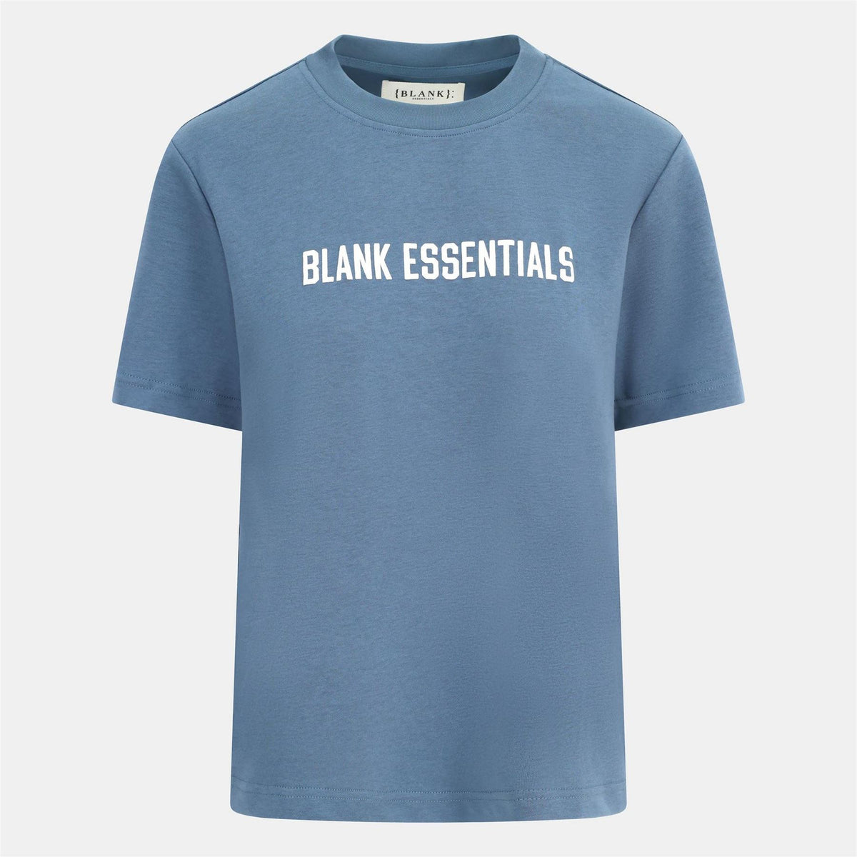 Blank Essentials College Lettering Crew Neck Short Sleeve Boyfriend T-Shirt