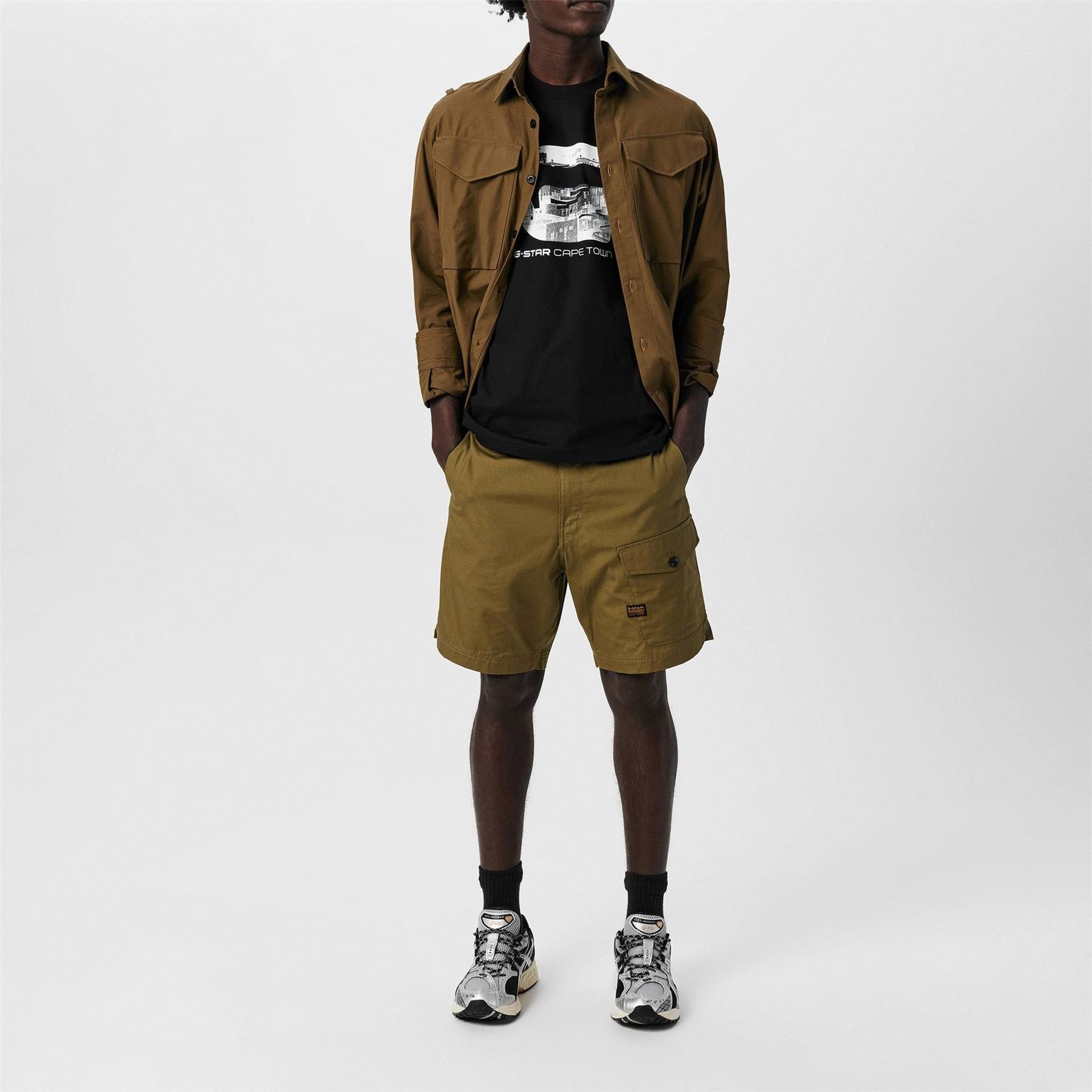 G Star Cape Town Regular Fit Crew Neck T-Shirt
