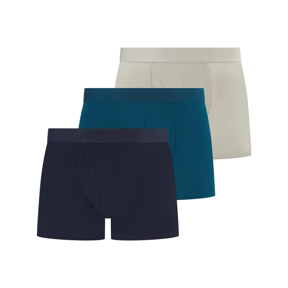 Lyle and Scott Sutherland 3 Pack Plain Design Boxer Brief