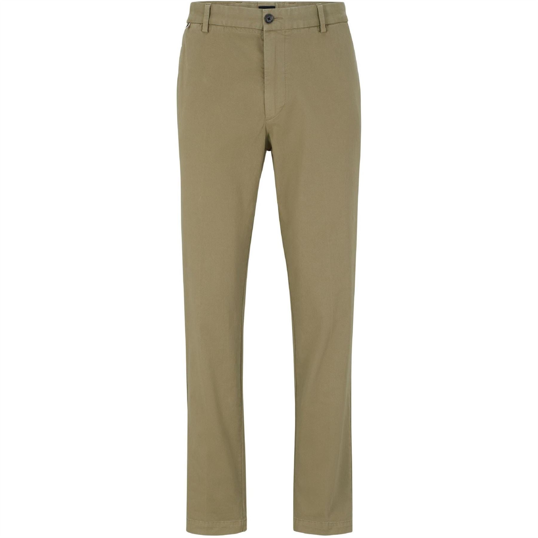 Boss Kane Solid Patterned Straight Trousers