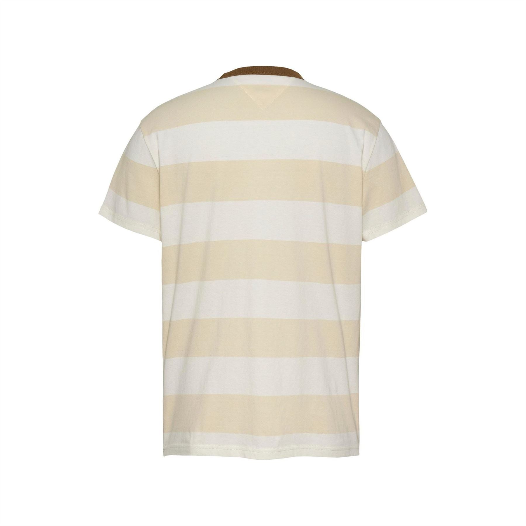 Tommy Jeans Regular Fit Bold Stripe Crew Neck T-Shirt