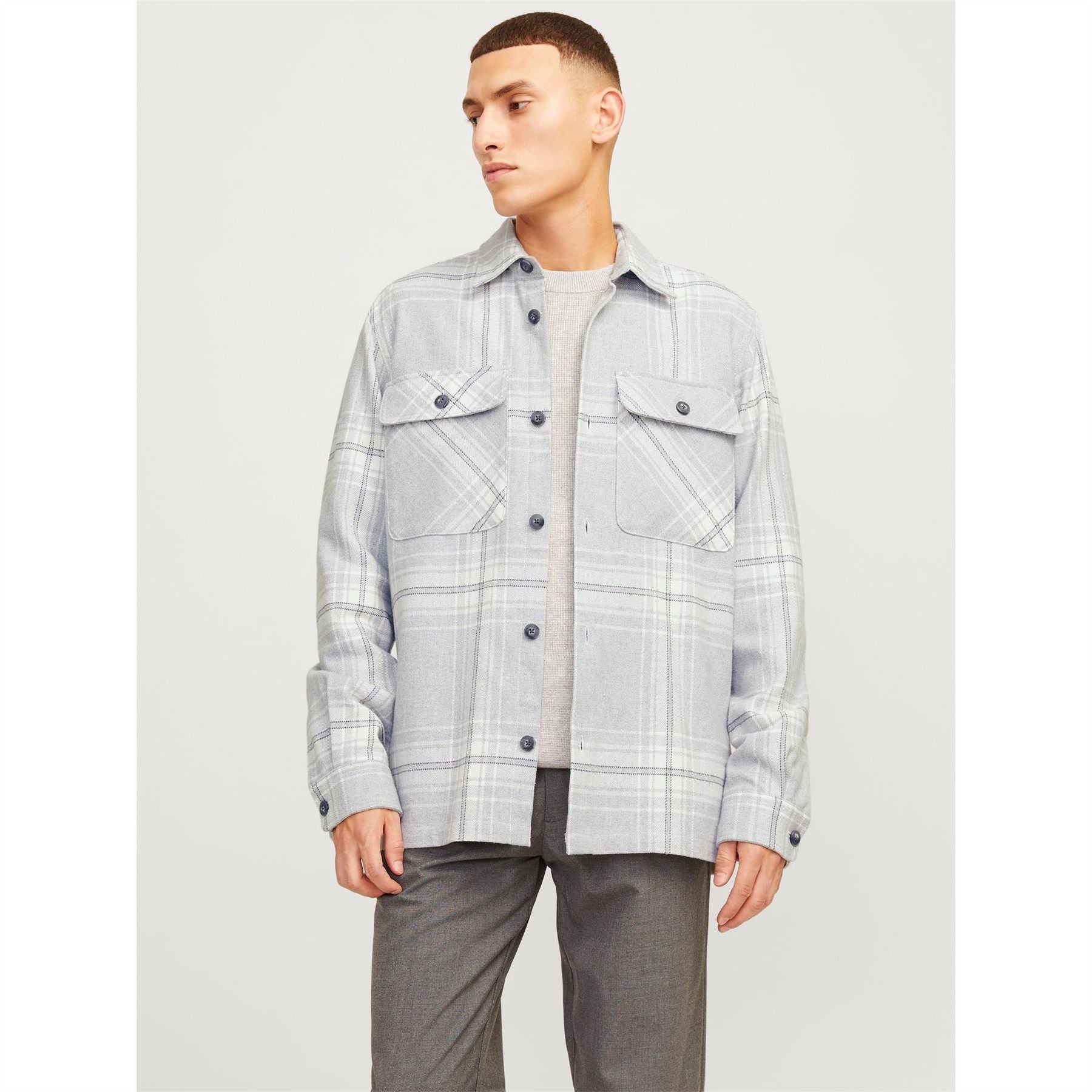 Jack and Jones Raymond Regular Fit Long Sleeve Cuff Shirt