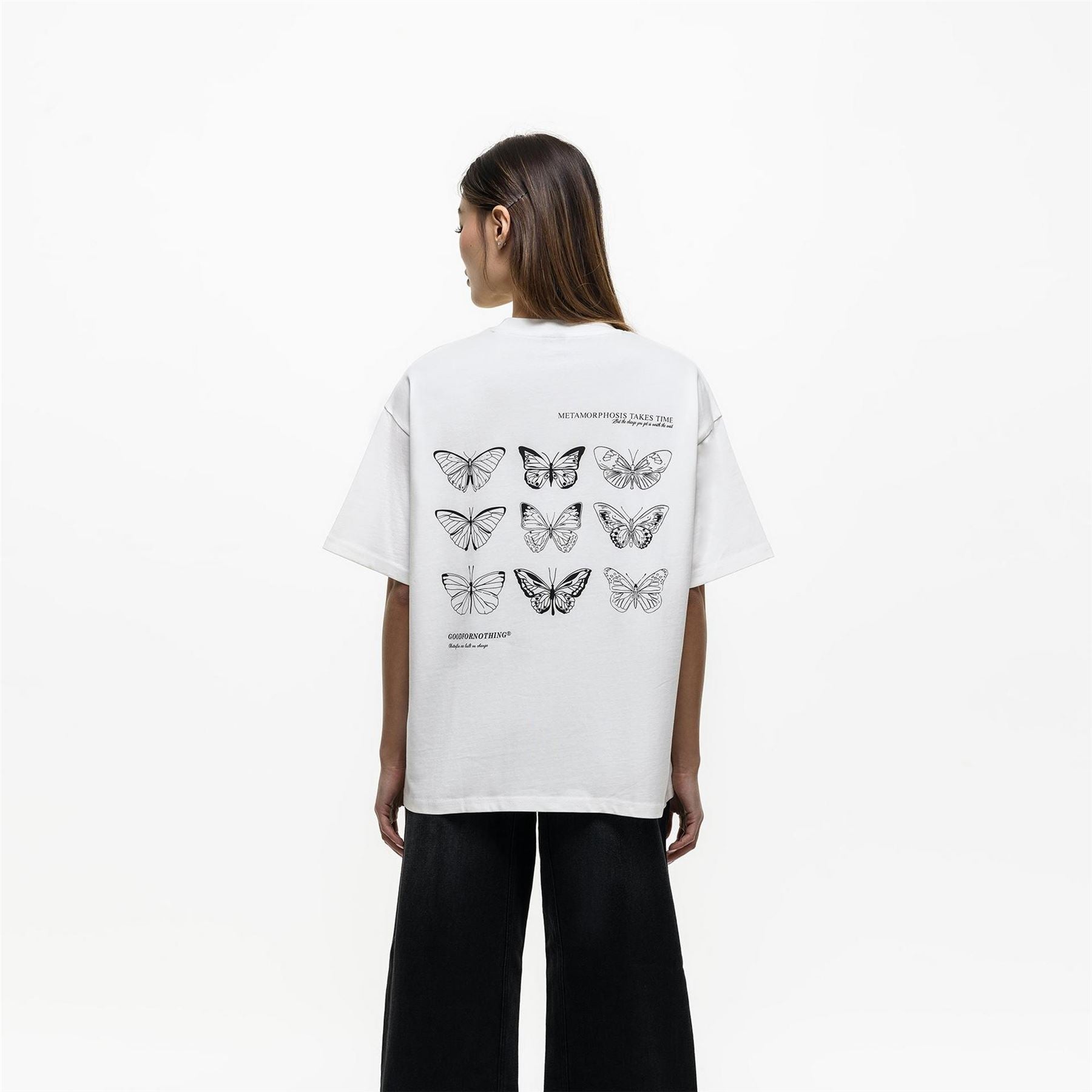 Good For Nothing Oversized T-Shirt White