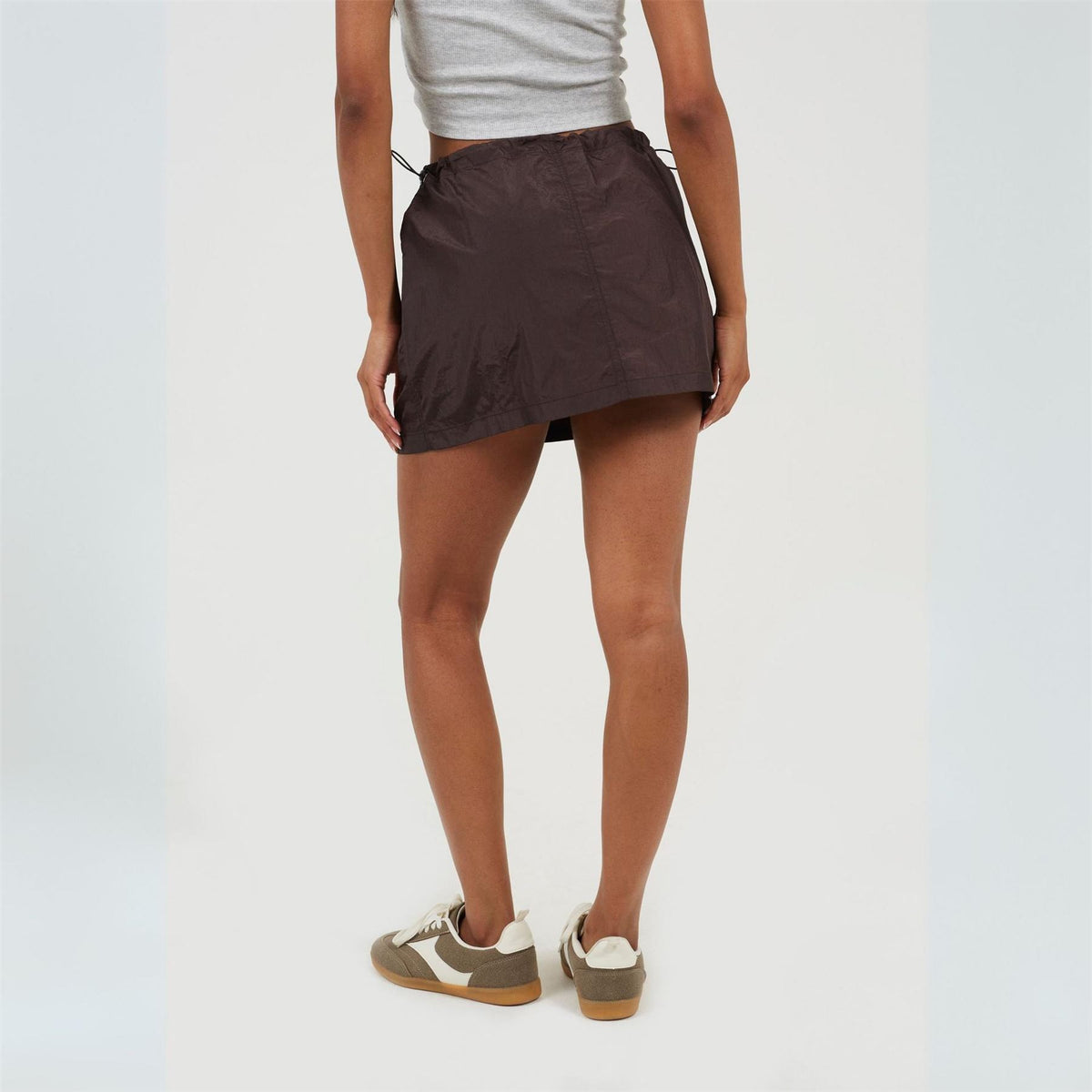 Brave Soul Womens Cargo Mini Skirt With Toggle Waist