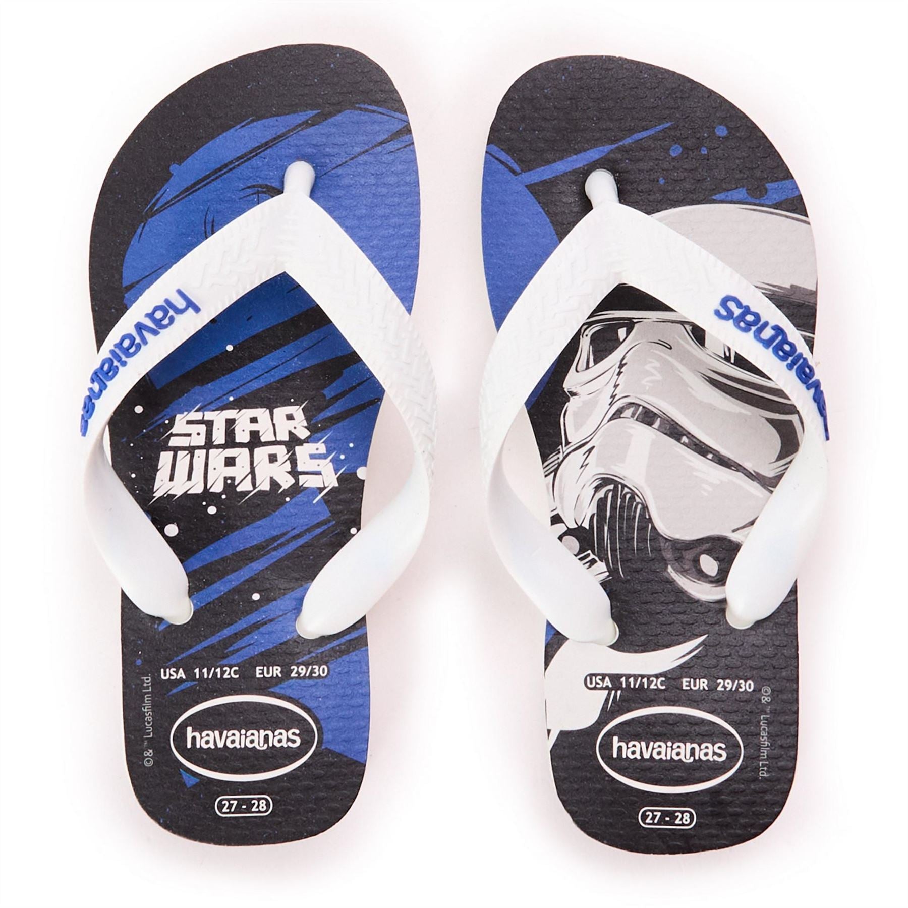 Havaianas Kids Star Wars White Flip Flops