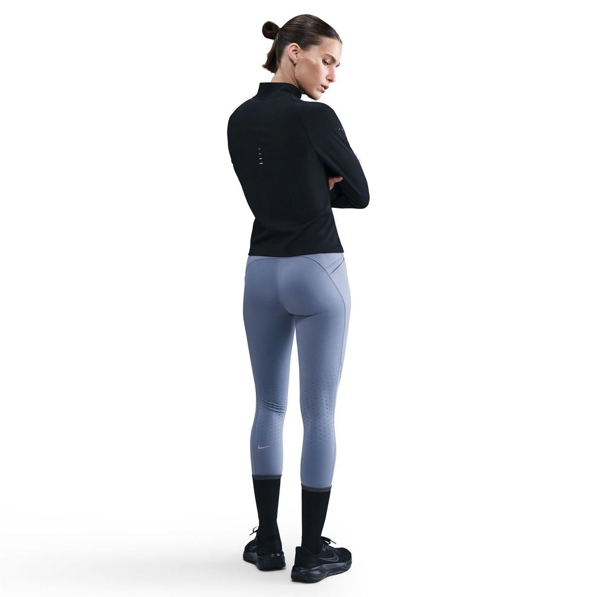 Nike Swift Solid Patterned 7/8 Leggings