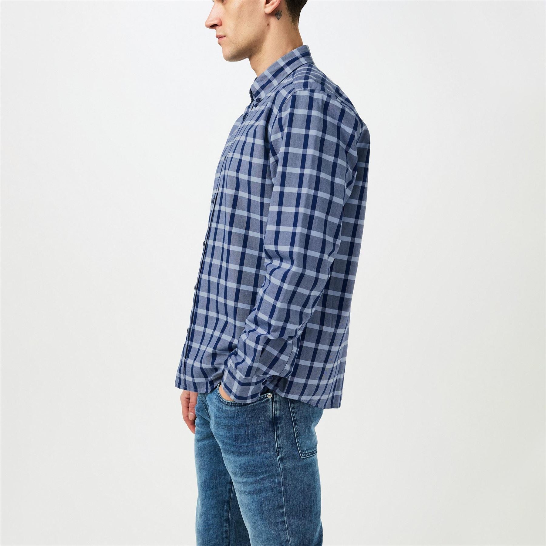 Boss Hbb Cliam Bd Ck Patterned Long Sleeve Shirt