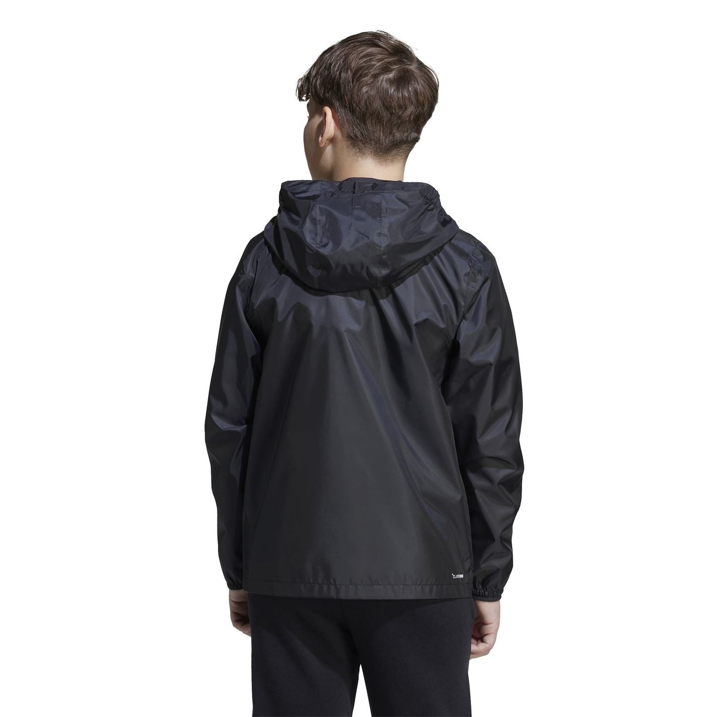 adidas Hooded Neck Solid Patterned Rain Jacket