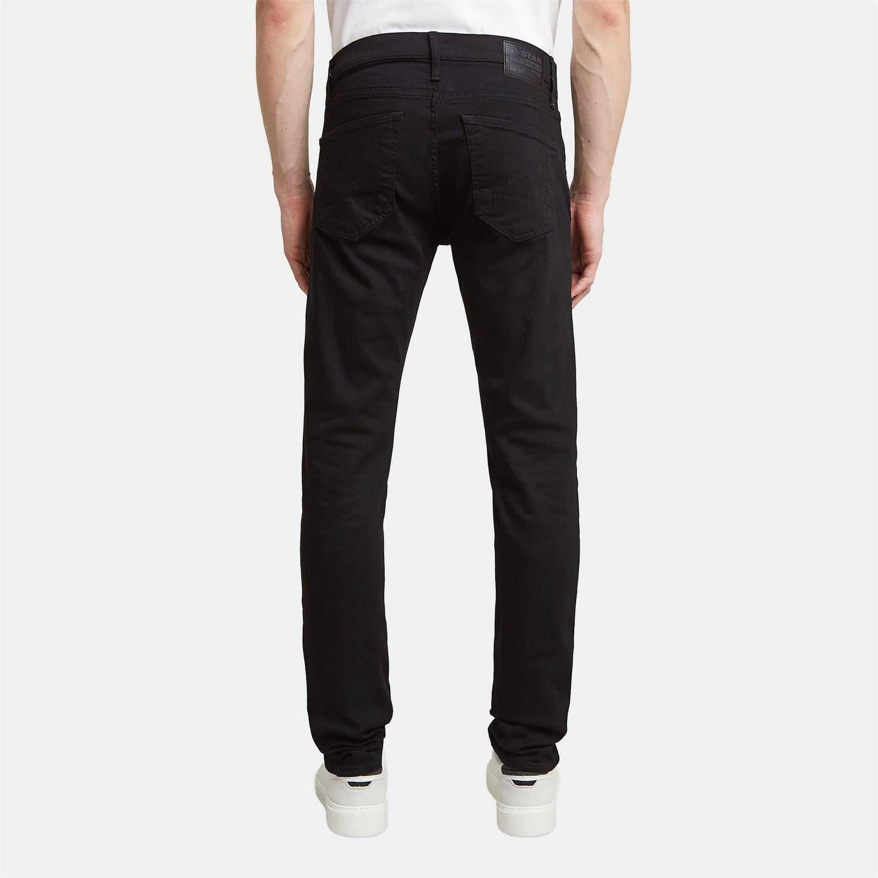 G Star Slim Fit Jeans In Blue Black Stretch Denim