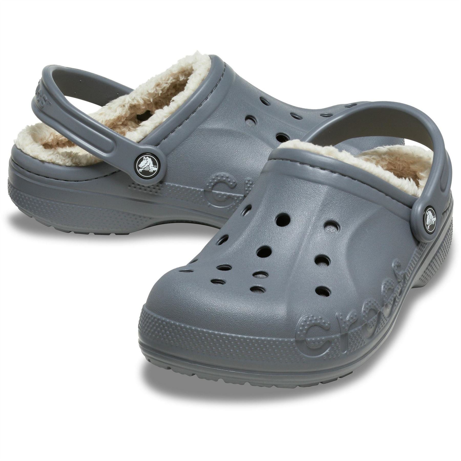Crocs Baya Lined Shuv Clogs with Lacoste Lettering