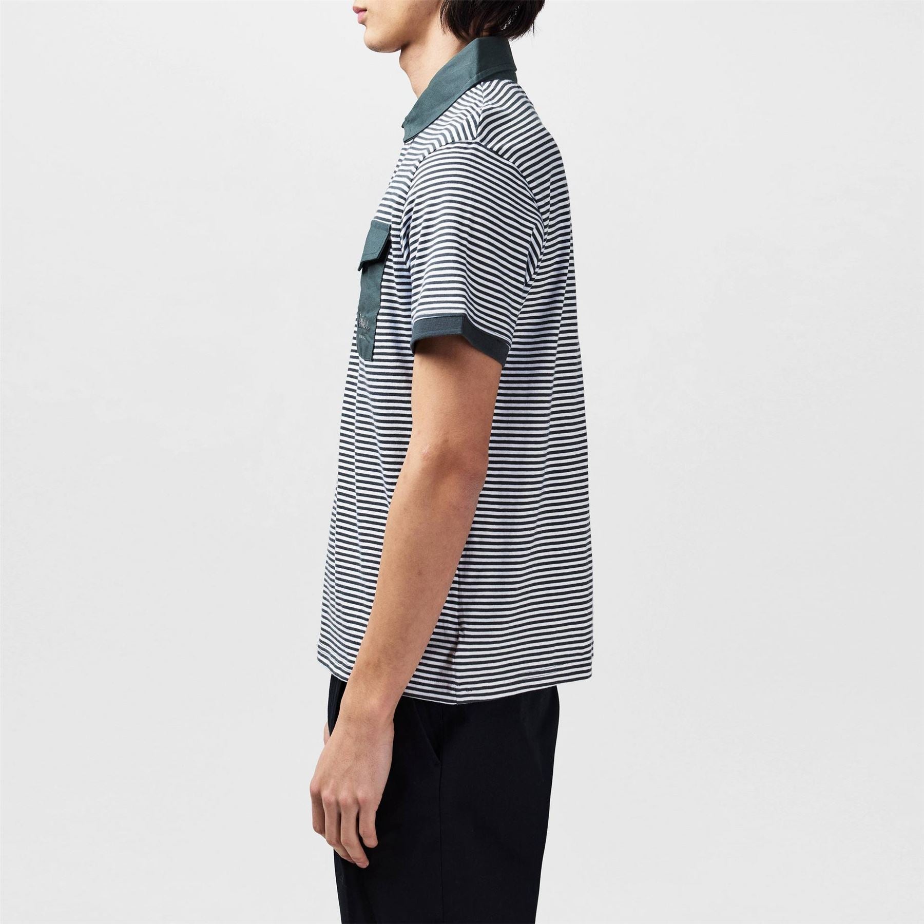 Lee Cooper Mens Stripe Polo