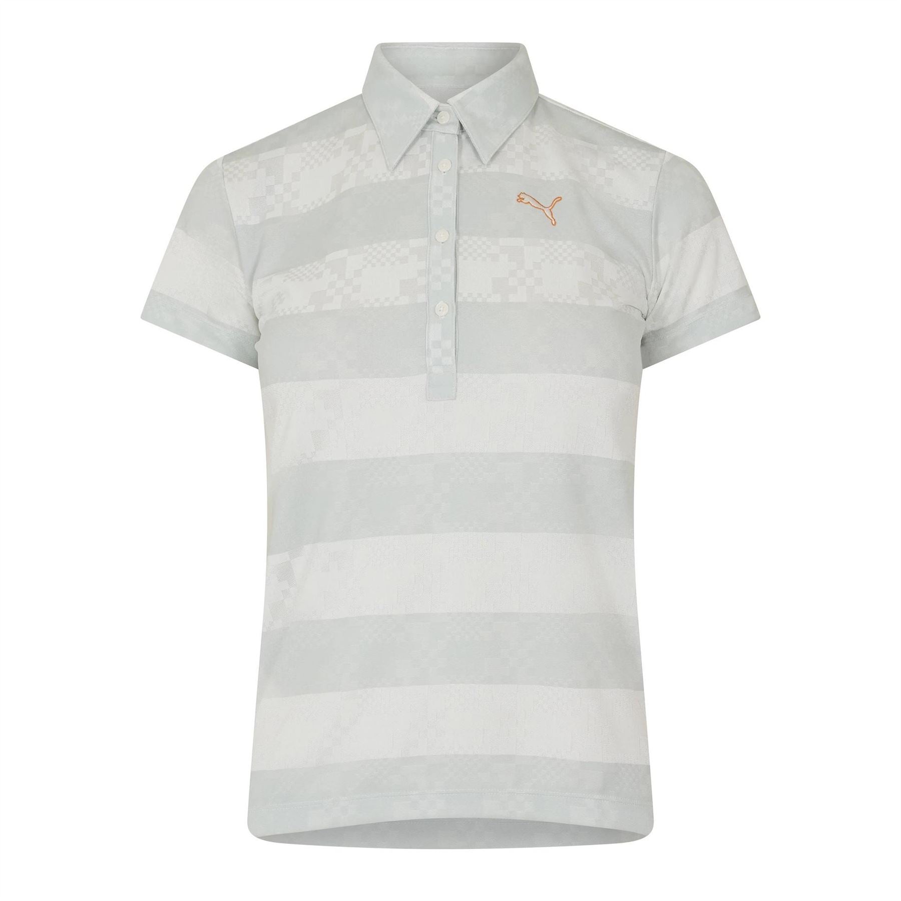 Puma Womens Golf Ss Border Polo