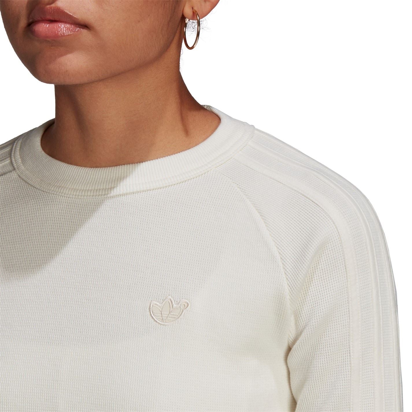 adidas Originals Waffle Crew Neck Long Sleeve T-Shirt