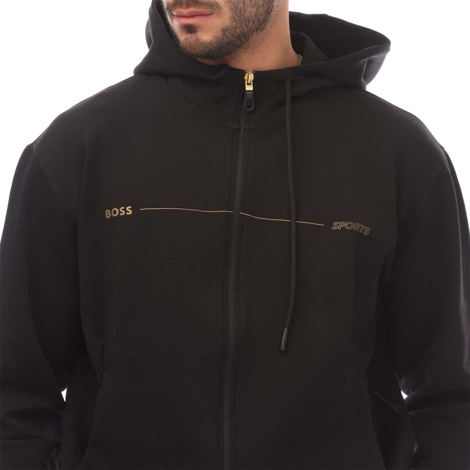 Boss Artwork Zip Up Hoodie