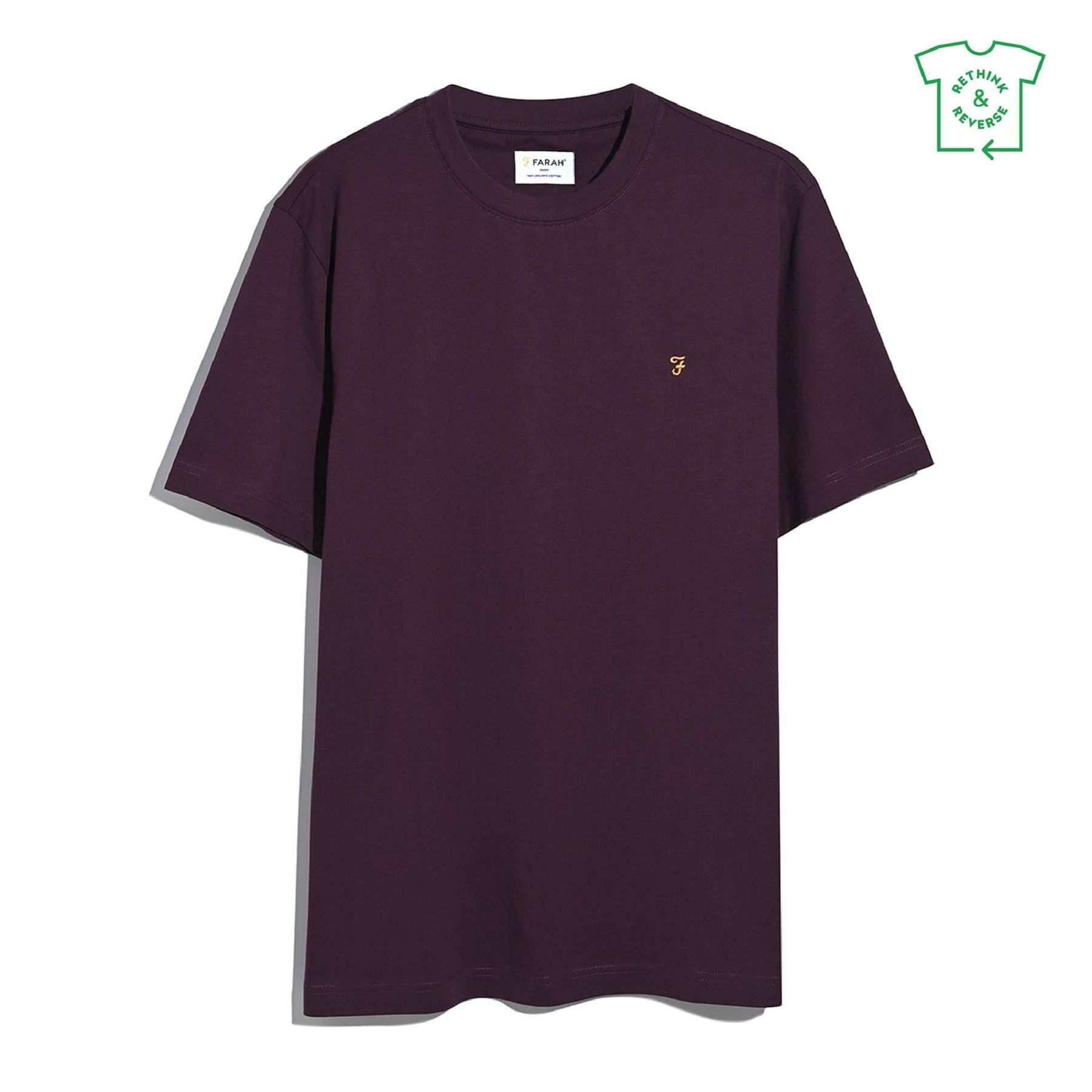 Farah Regular Fit Crew Neck Short Sleeve T-Shirt