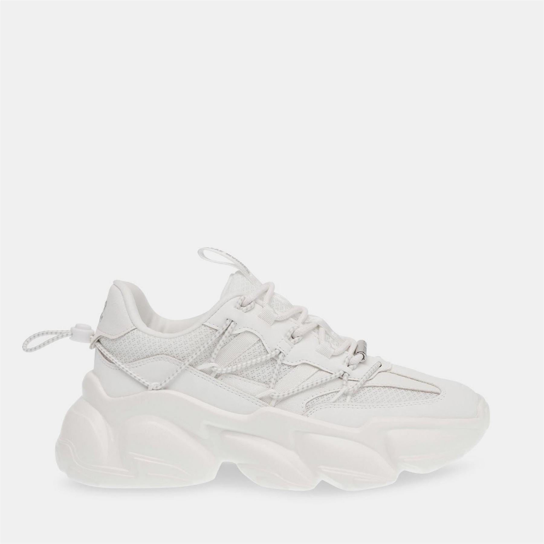 Steve Madden Spectator Lace Up Flat Chunky Heel Sneakers