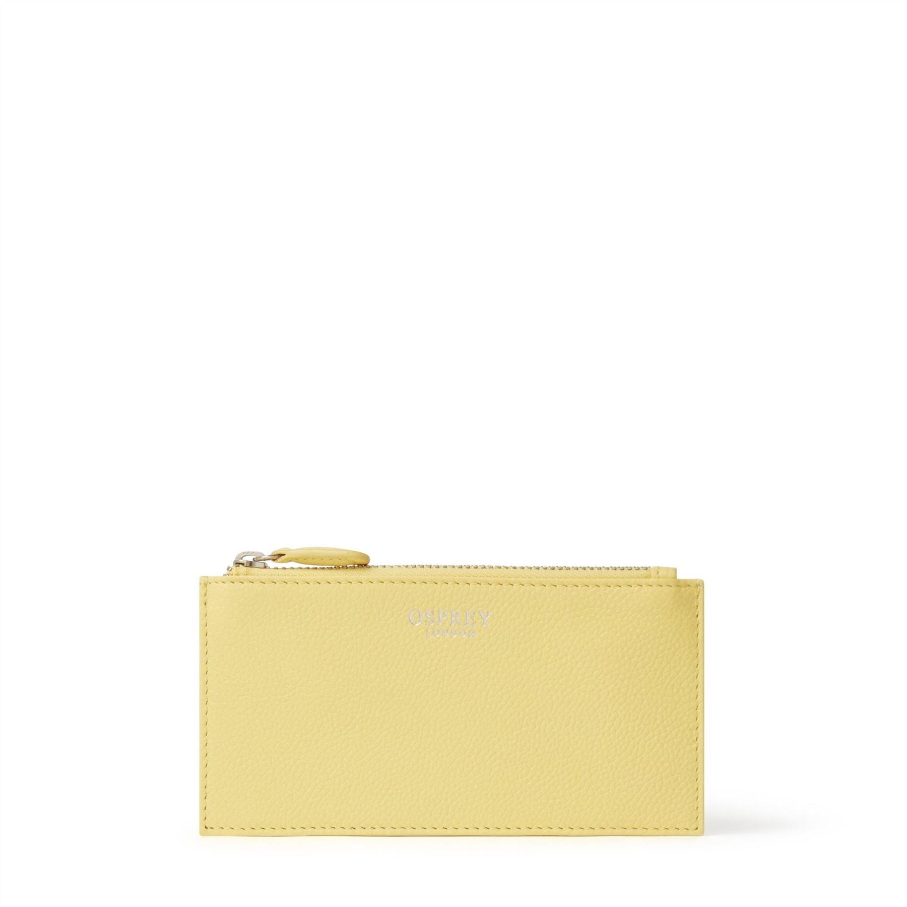 Osprey London London Molly Zip Top Leather Card Pouch