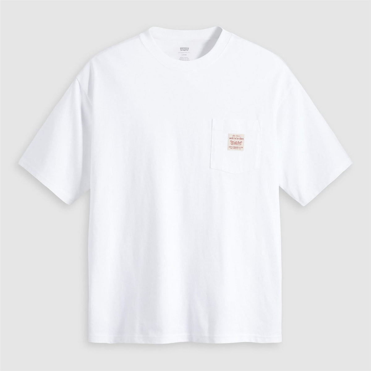 Levis Regular Fit Crew Neck Short Sleeve Text Graphic T-Shirt