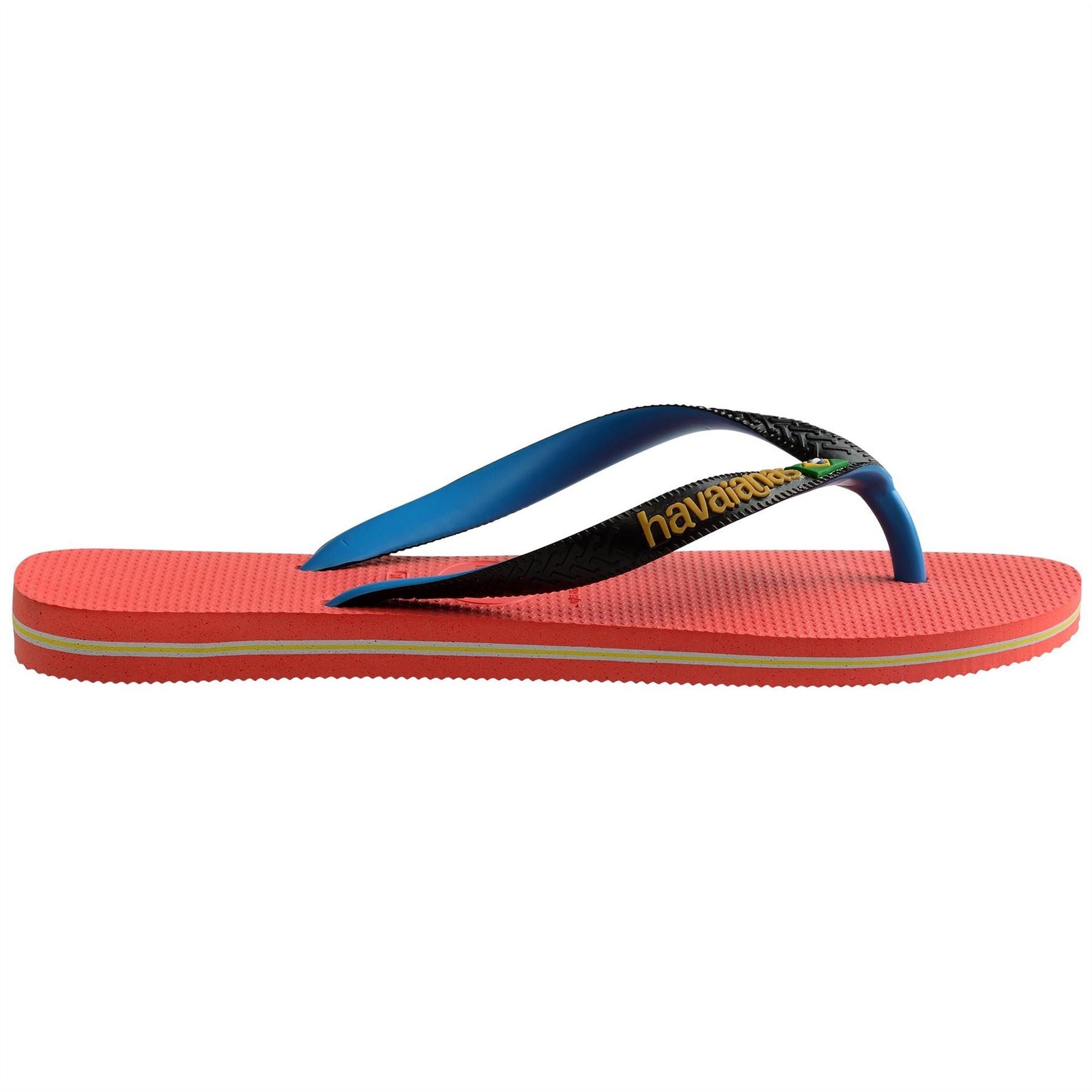 Havaianas Mens Hav. Brasil Mix Salmon 43 44 Flip Flops