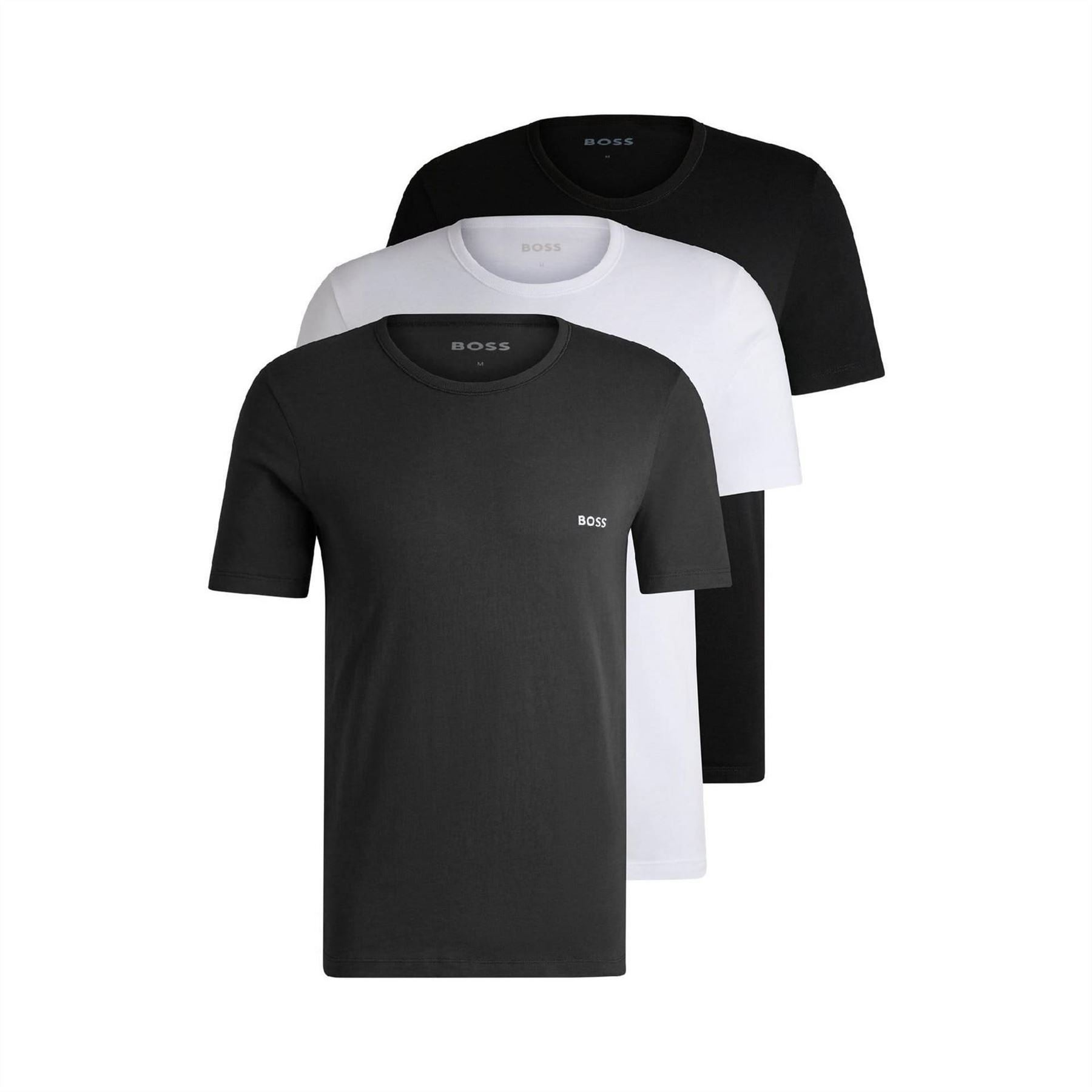Boss Pack Of Logo Embroidered T-Shirts