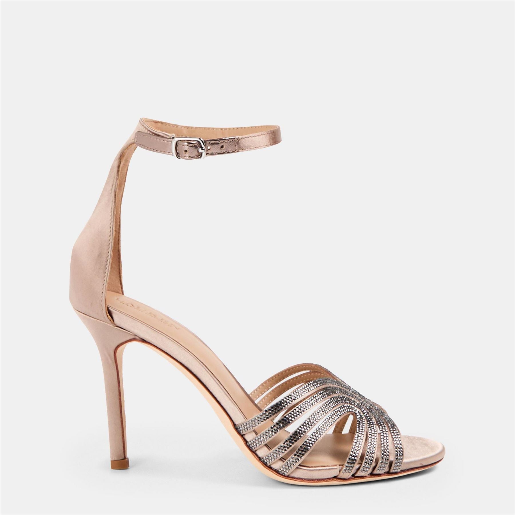 Lauren by Ralph Lauren Real Leather Allie Heeled Sandals