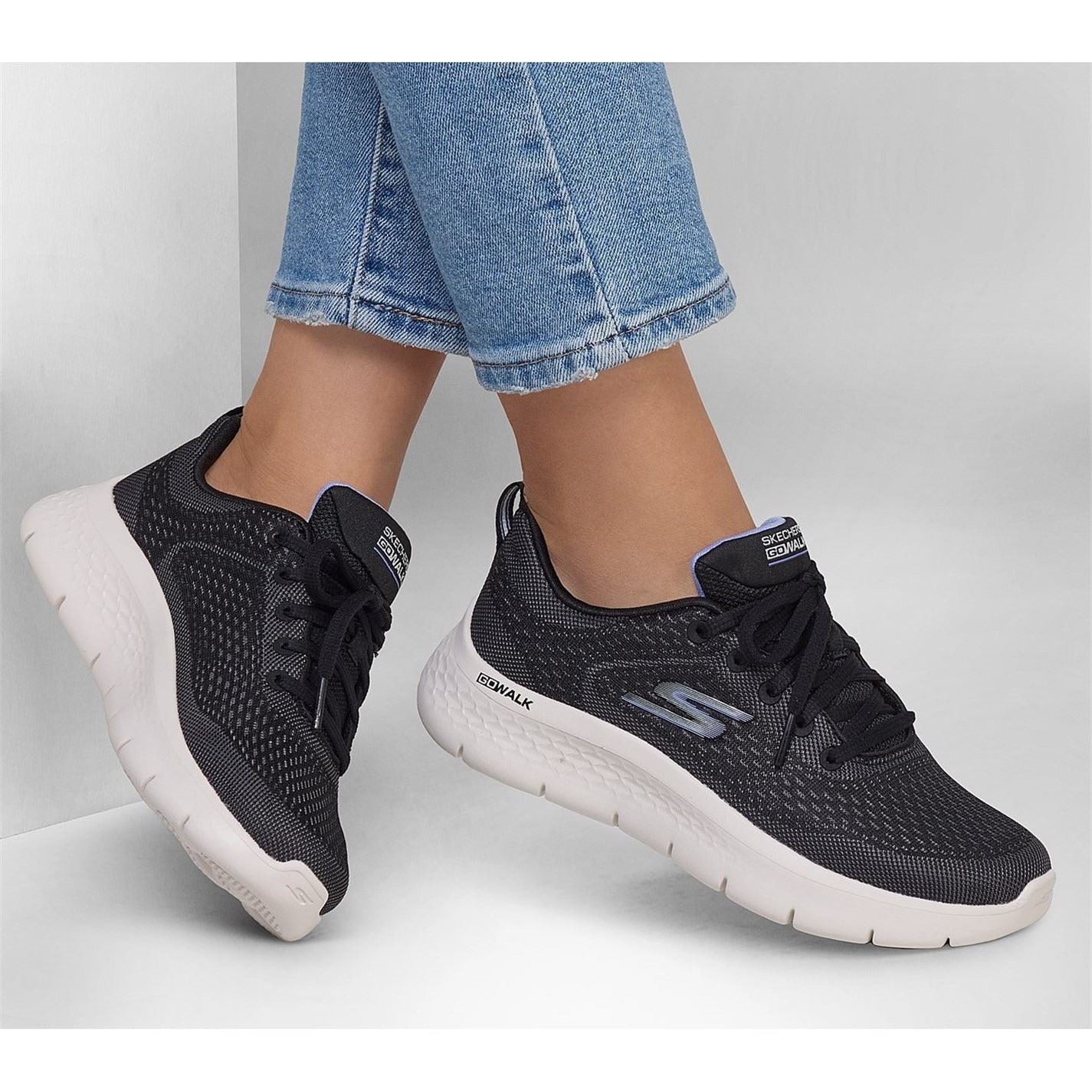 Skechers Walk Flex Kali Lace Up Low Top Sneakers