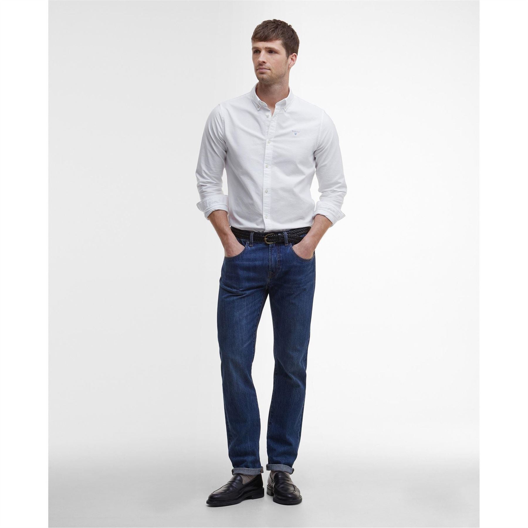 Barbour Oxford Button Down Plain Shirt