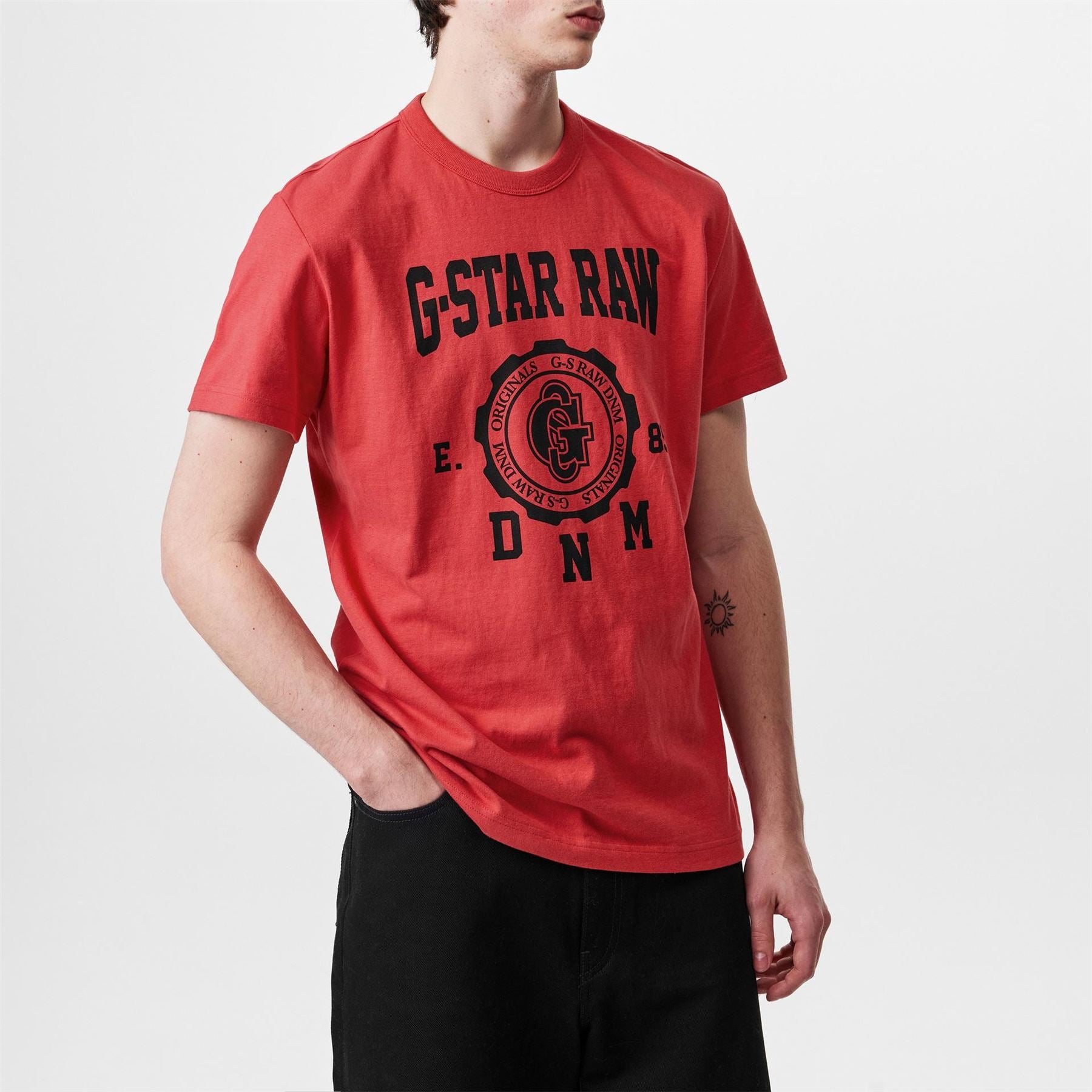 G Star Collegiate Regular Fit Crew Neck T-Shirt