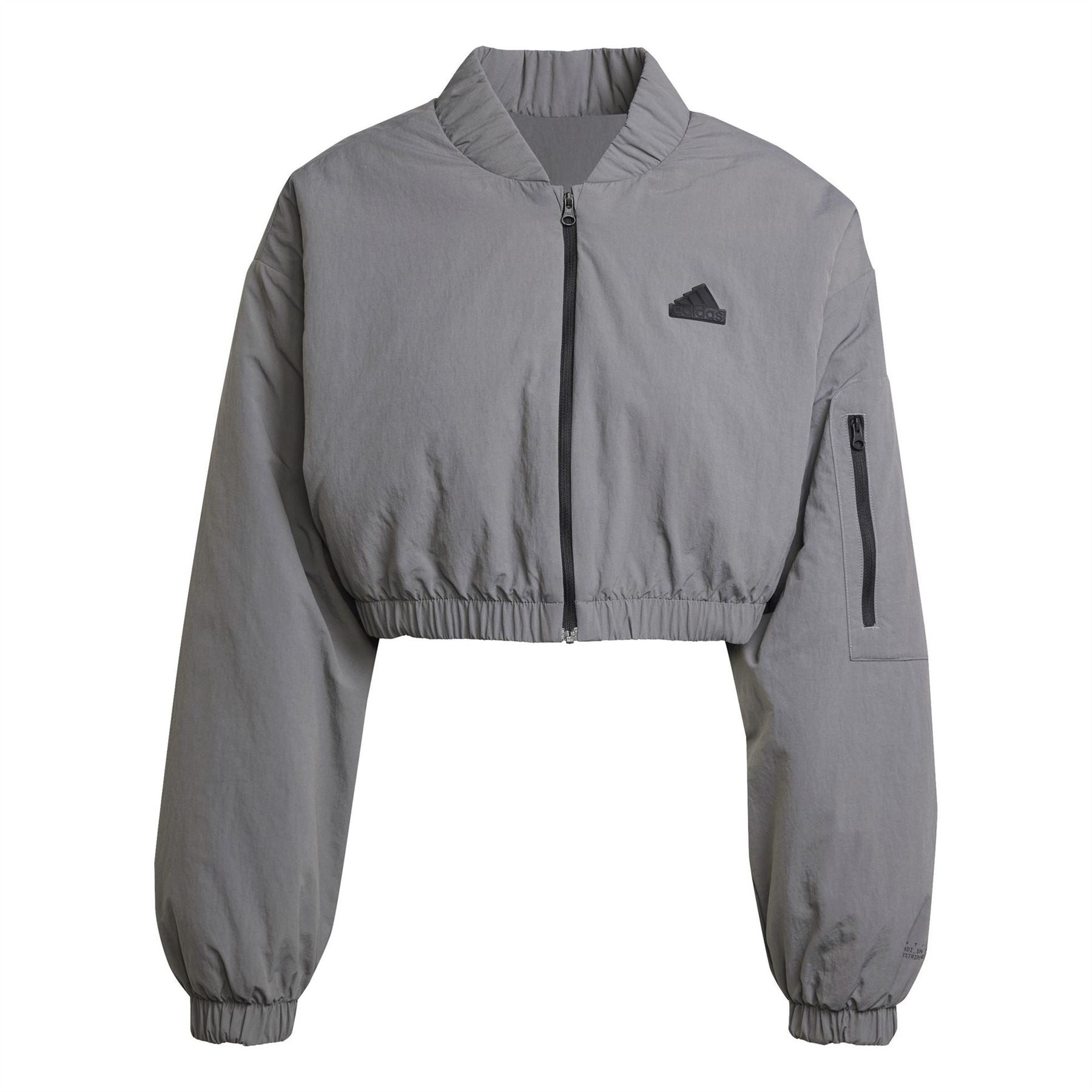 adidas City Escape Padded Cropped Bomber Jacket