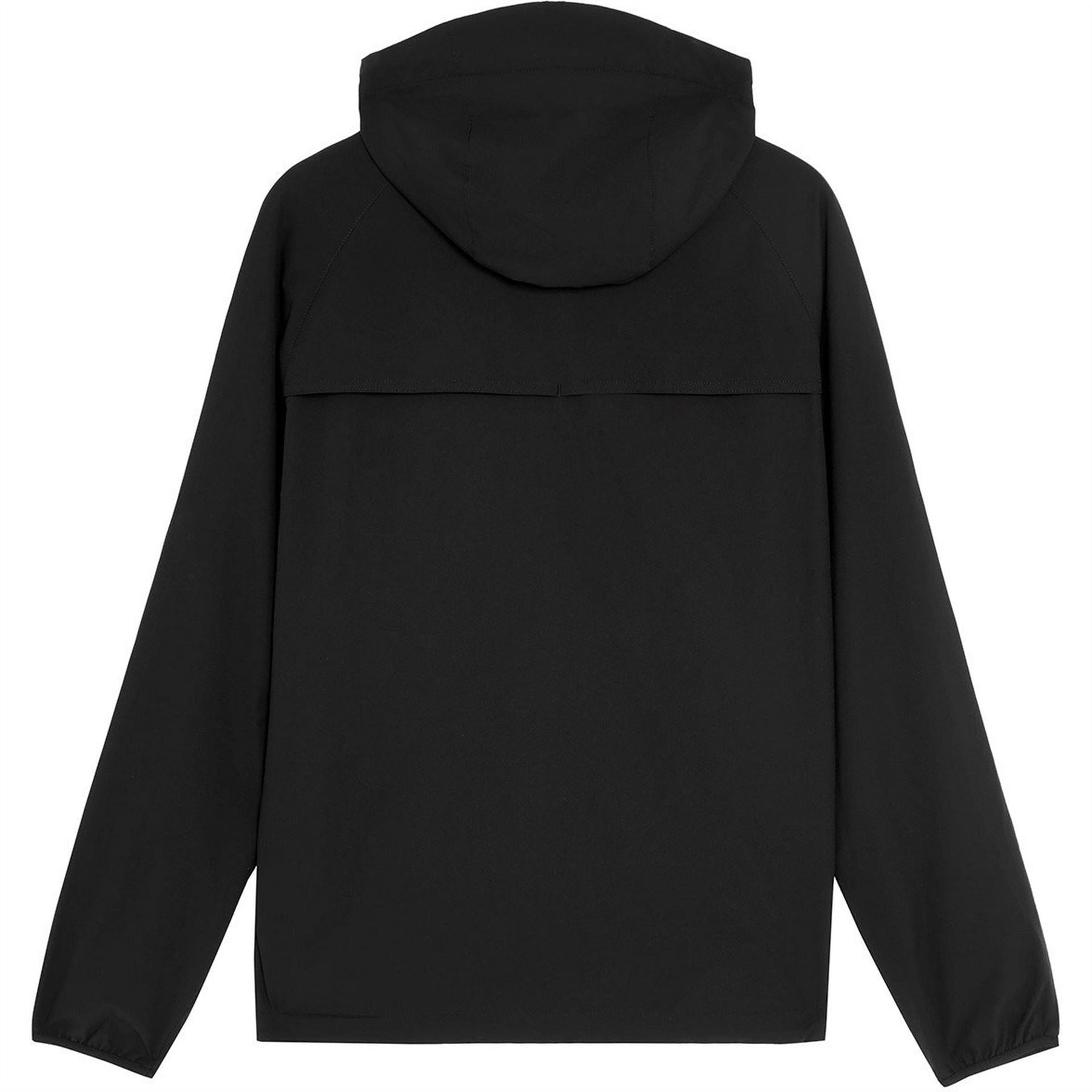 Lyle and Scott Solid Patterned Hooded Drawstring Windbreaker with Zipped Pocket