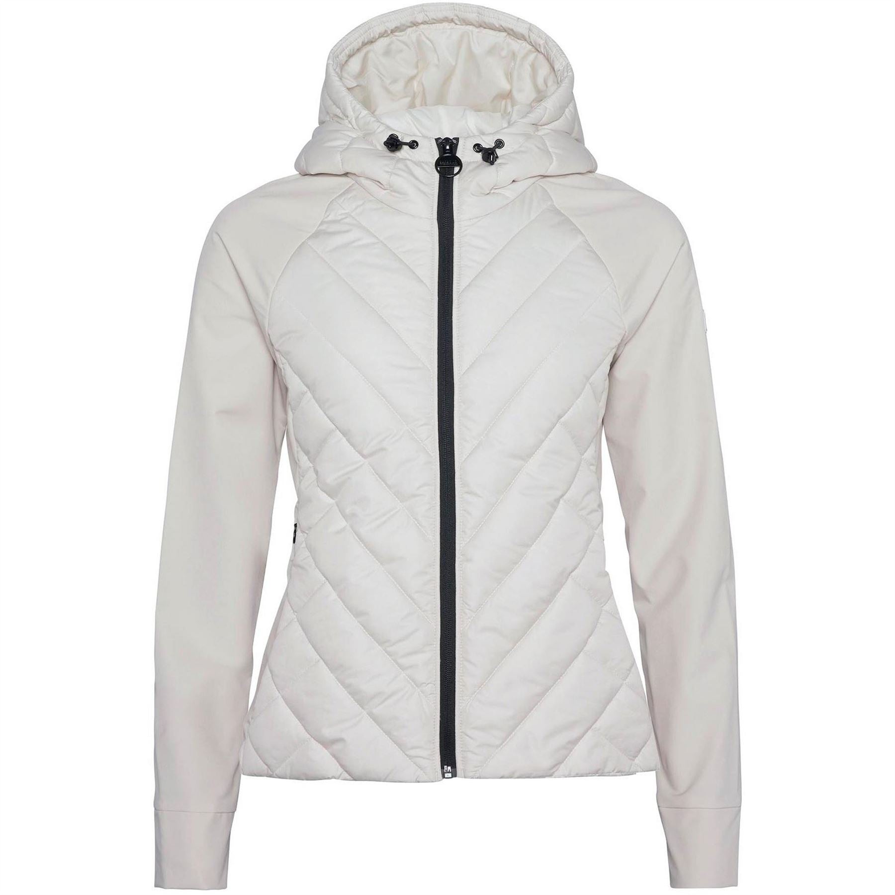 Barbour International Dakota Hooded Long Sleeve Zip Quilted Jacket