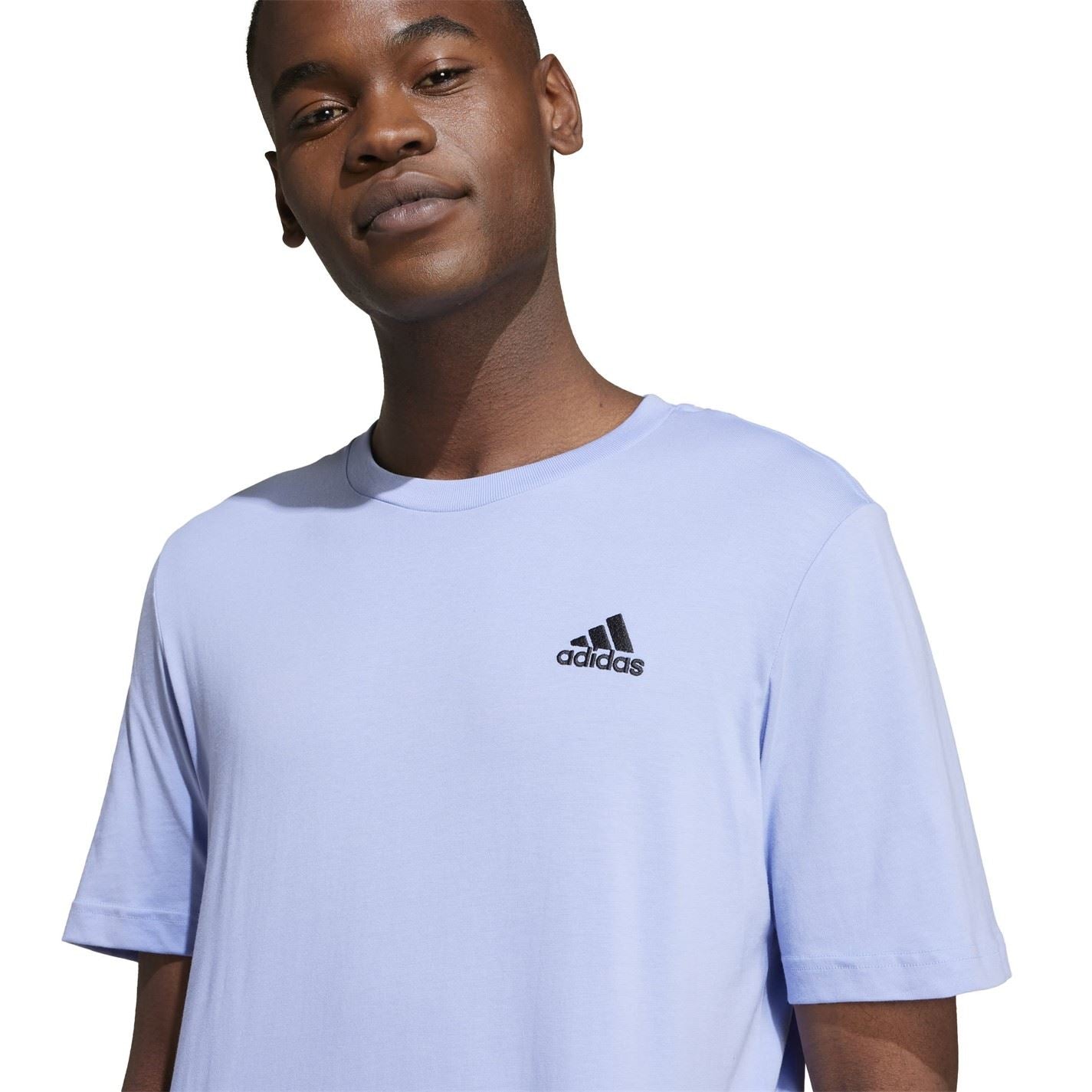 adidas Mens Essentials Single Jersey Logo T-Shirt