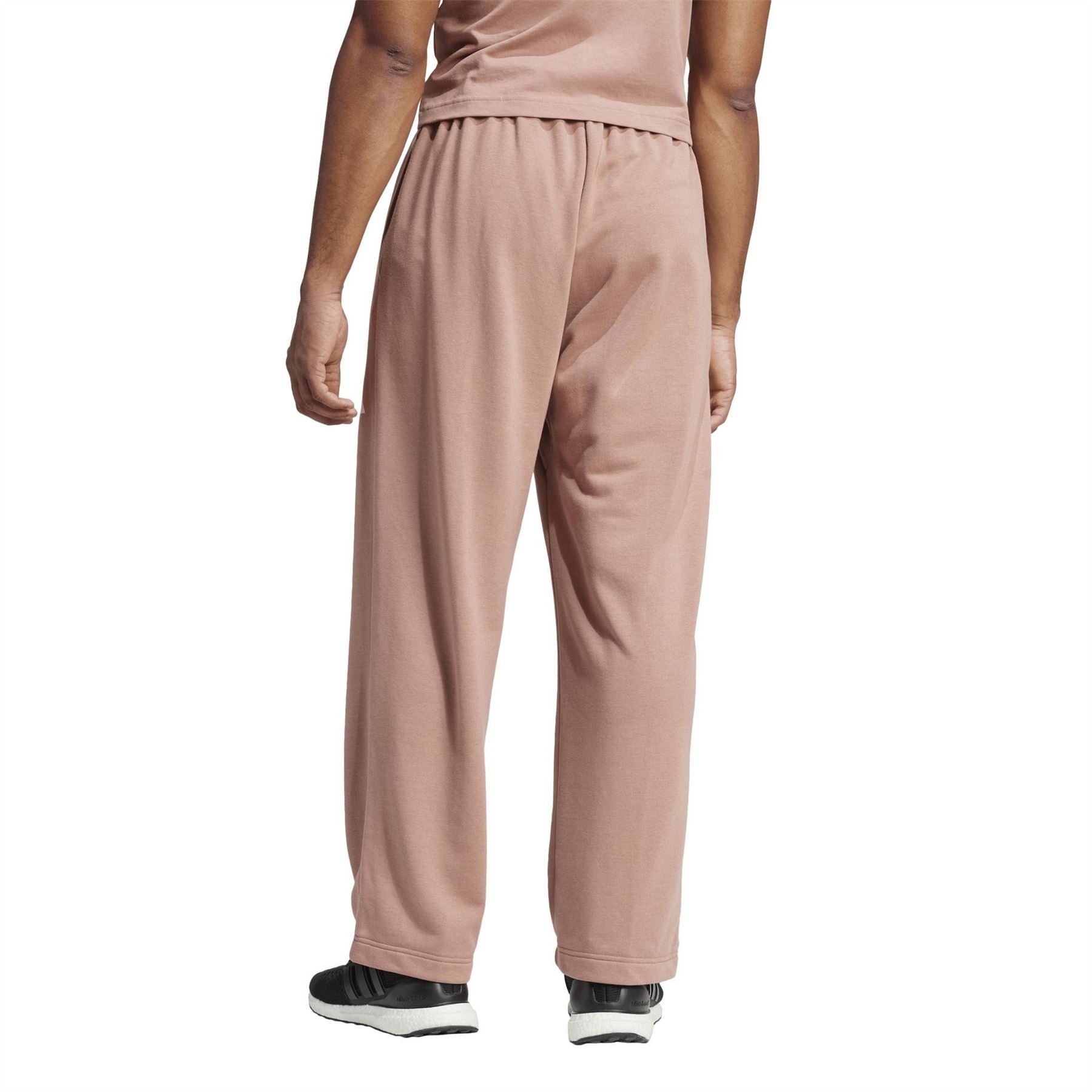adidas Mens Essentials Wide Leg 3 Bar Logo Joggers
