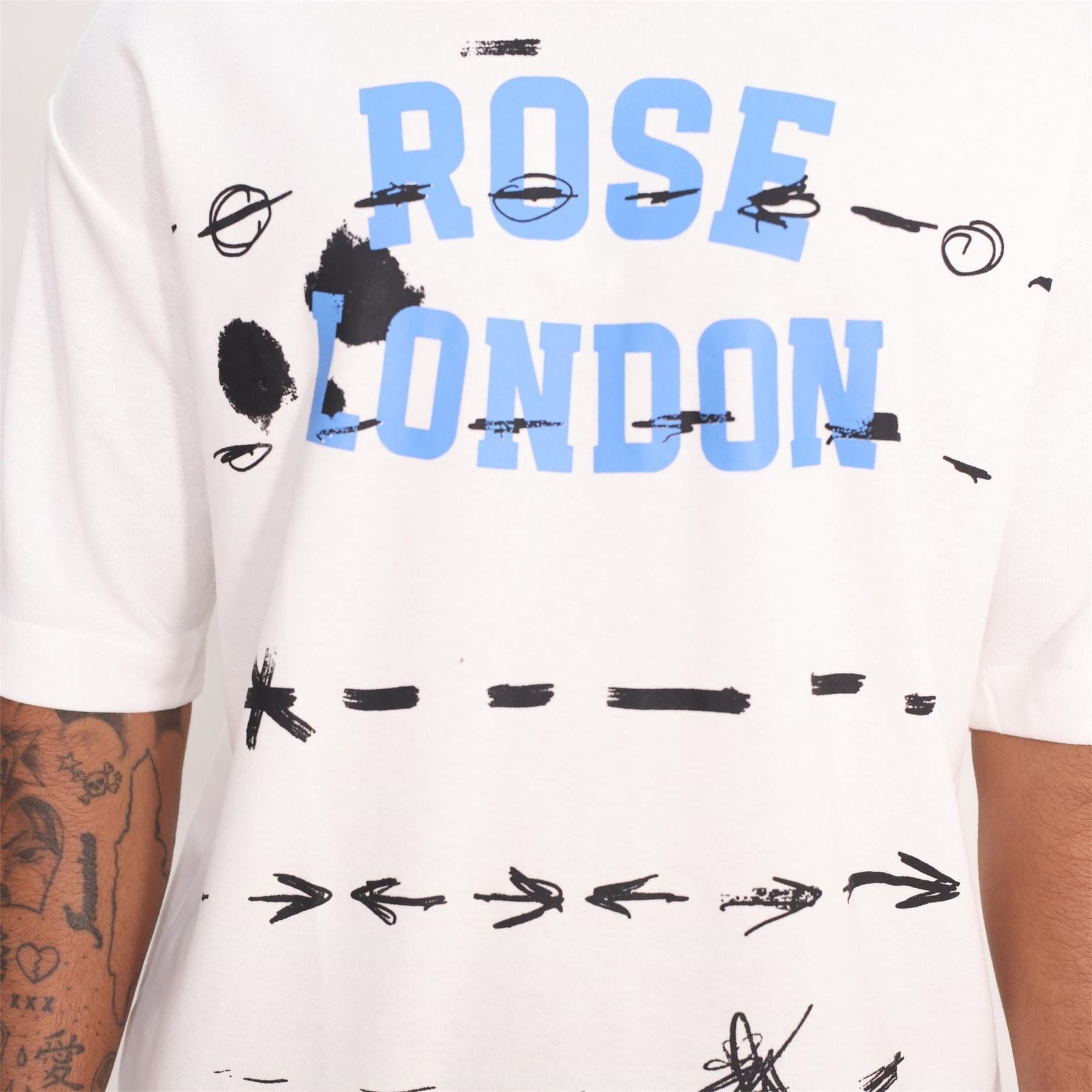 Rose London London Graffiti Stripe T-Shirt