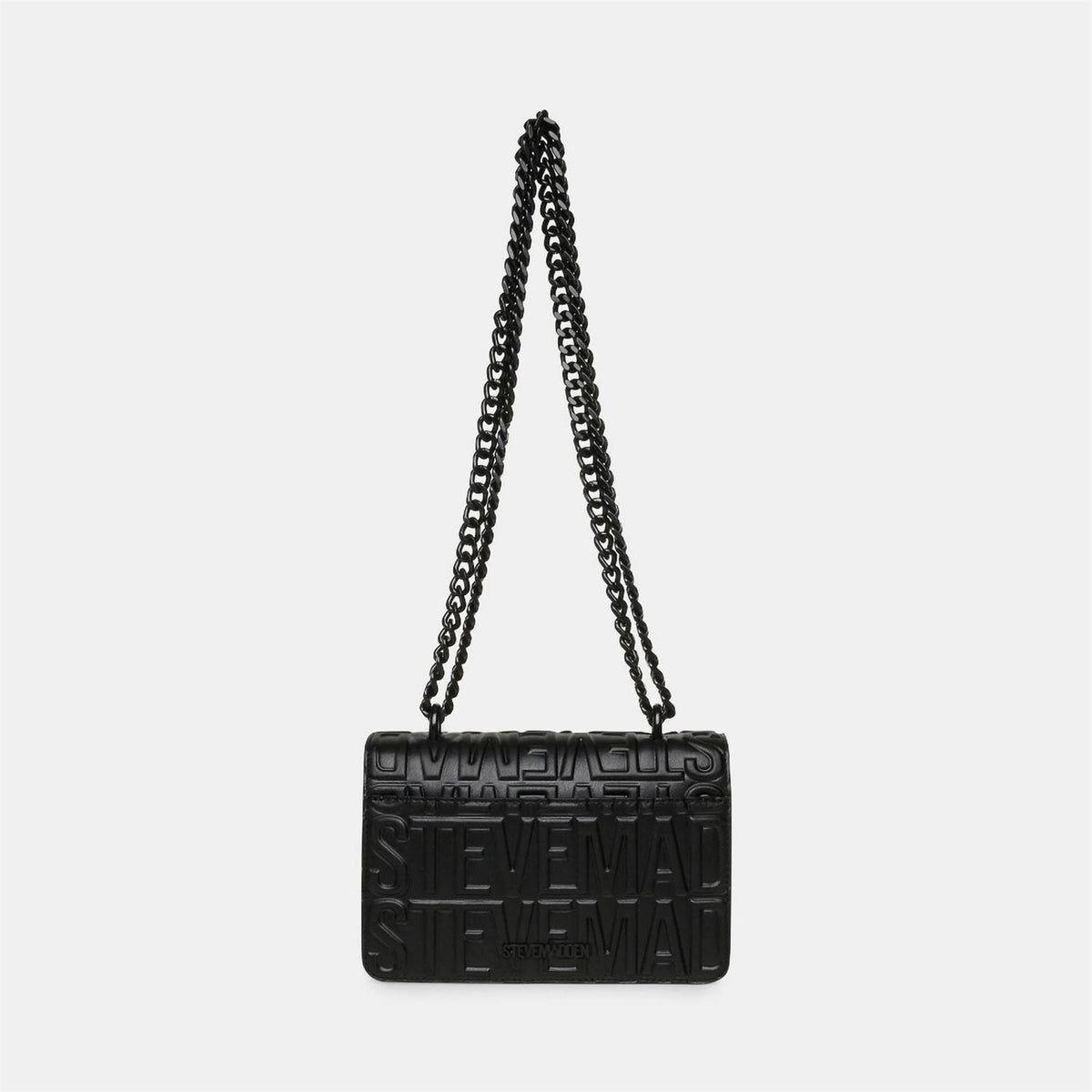 Steve Madden Cross Body Bag with Chain and Embossed Logo