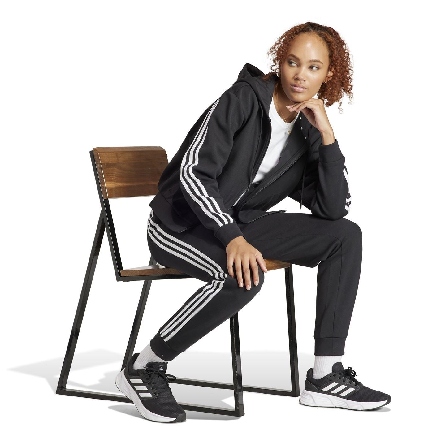 adidas Womens Future Icons 3 Stripes Regular Joggers